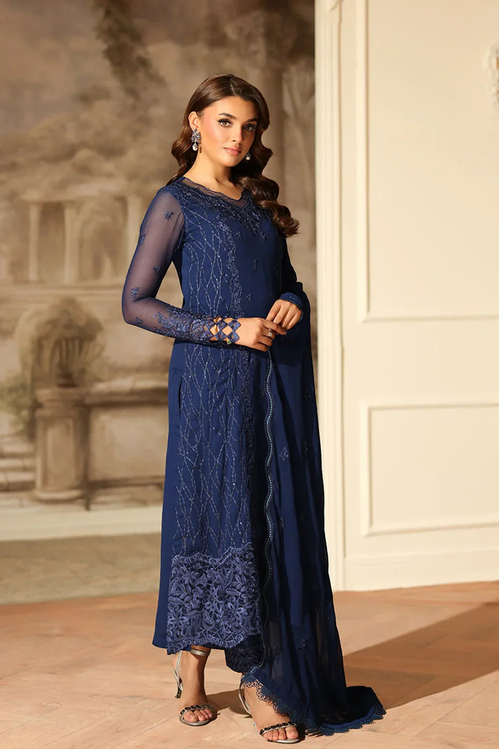 ROYALE 3PC CHIFFON - DELIVERY 5 WEEKS