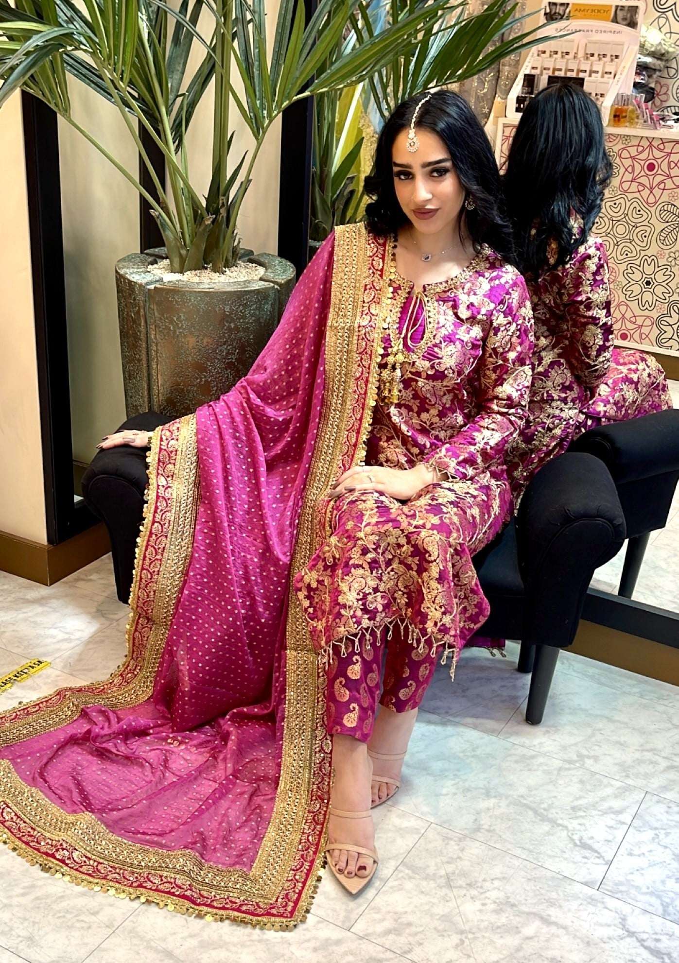 izzza 3pc luxury banarsi-immediate delivery