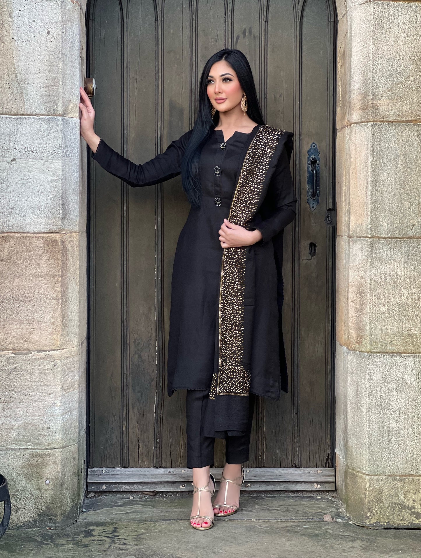 BLACK 3PC WINTER WEAR -PRE ORDER DELIVERY 3 WKS