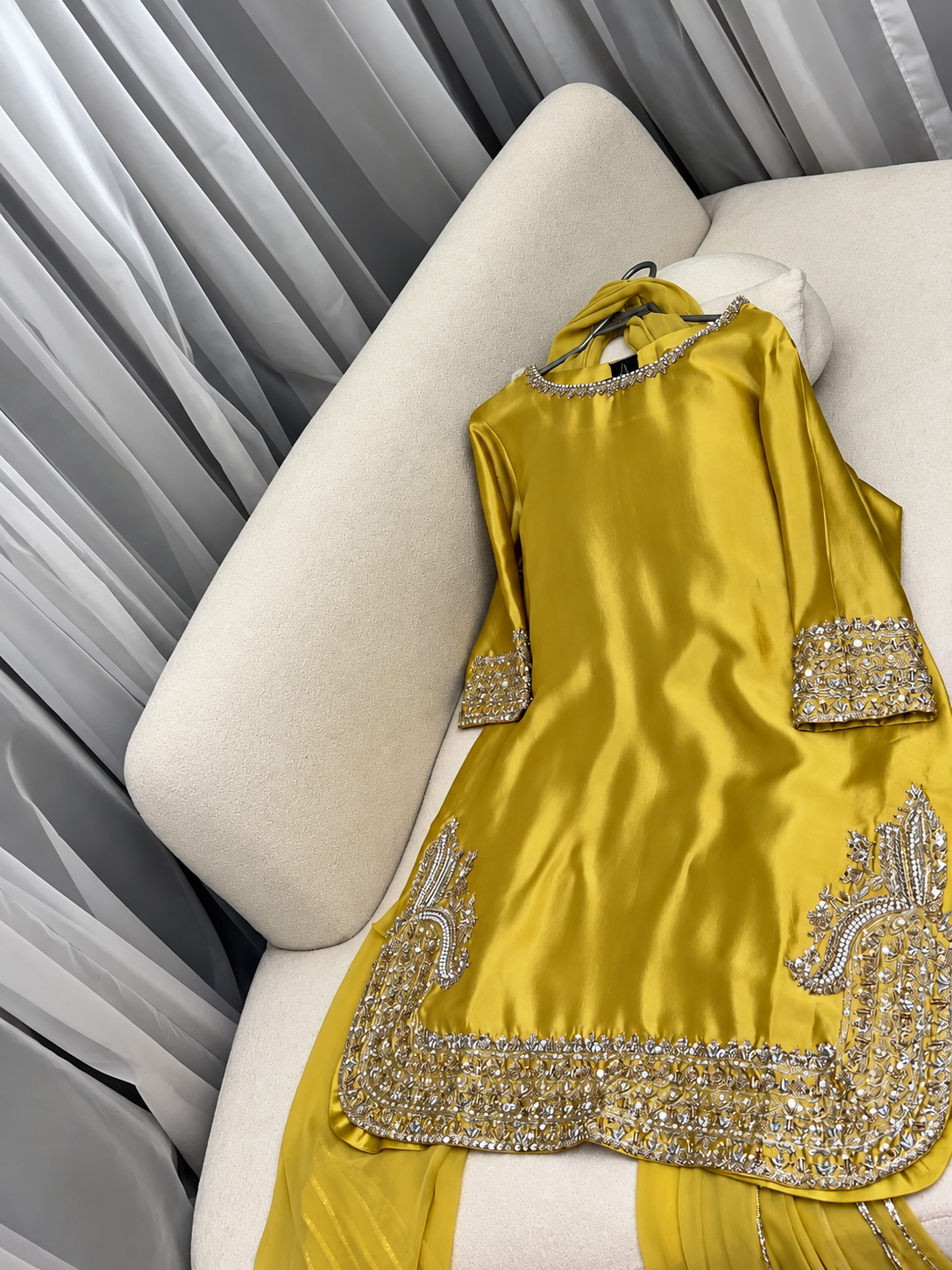 SHARARA 3PC PURE SILK-DELIVERY 6 WEEKS