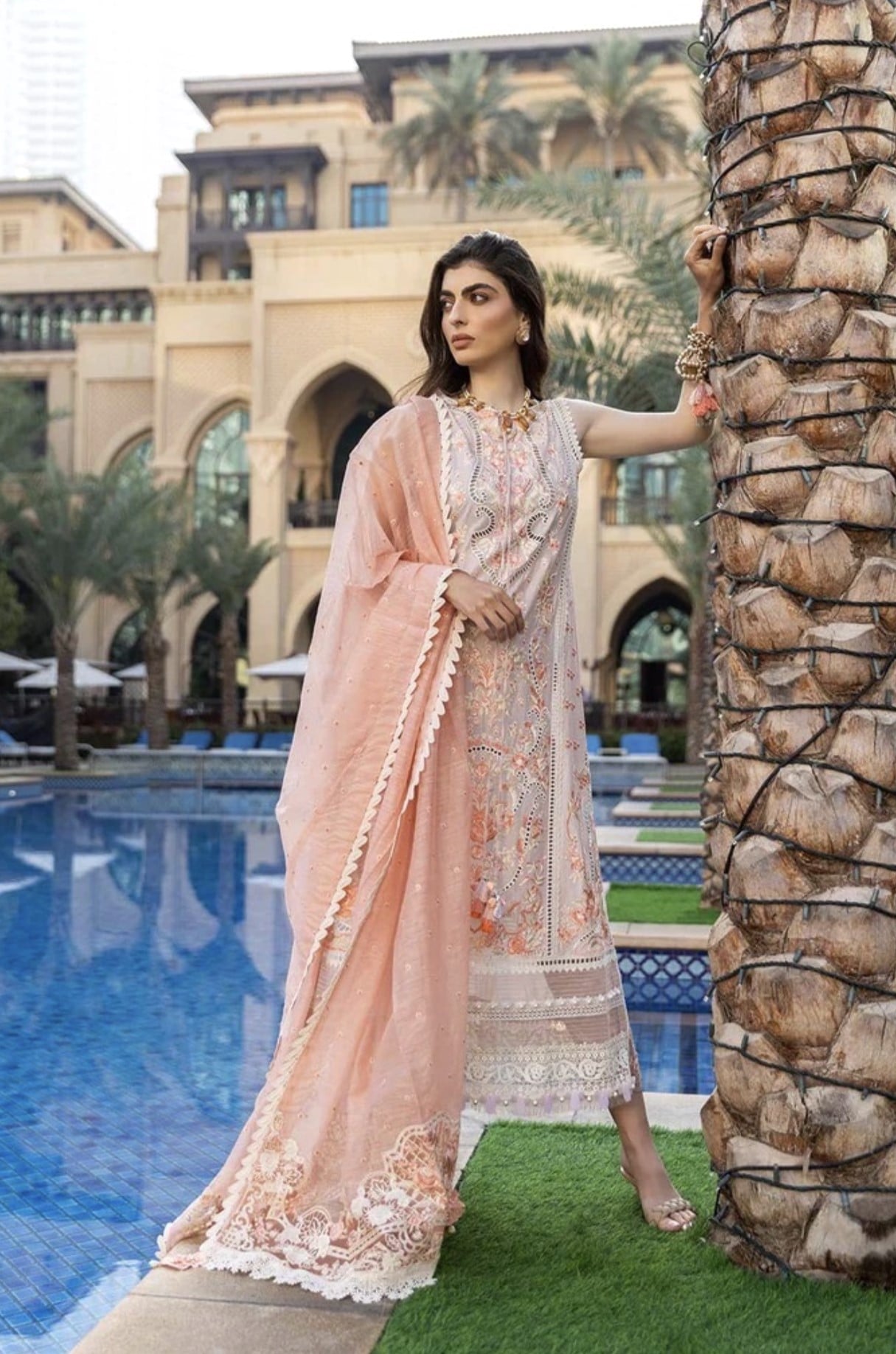 sobia nazir 3pc luxury lawn 4B-immediate delibery