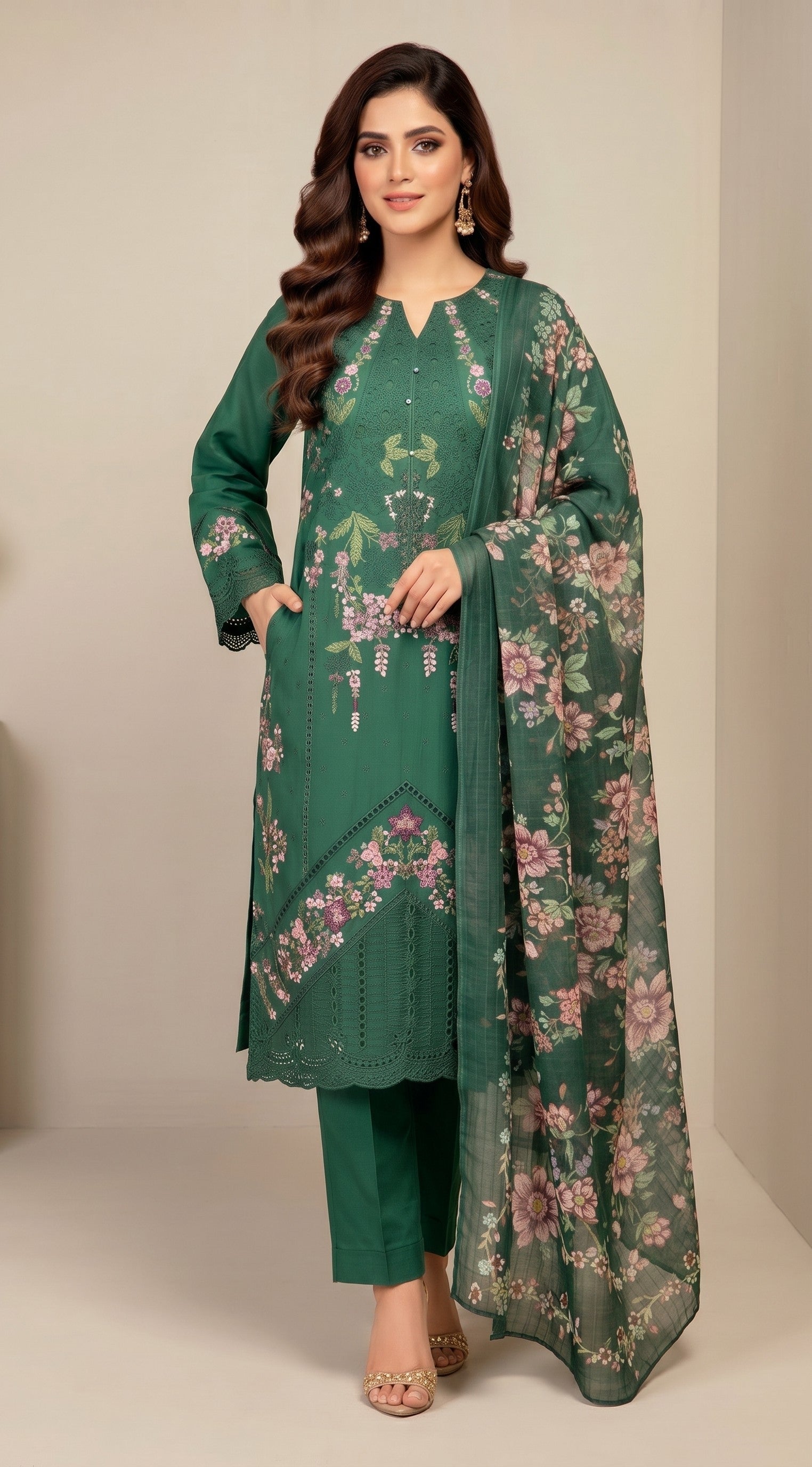 GREEN SUMMER FORMALS-NEXT DAY DELIVERY OPTION