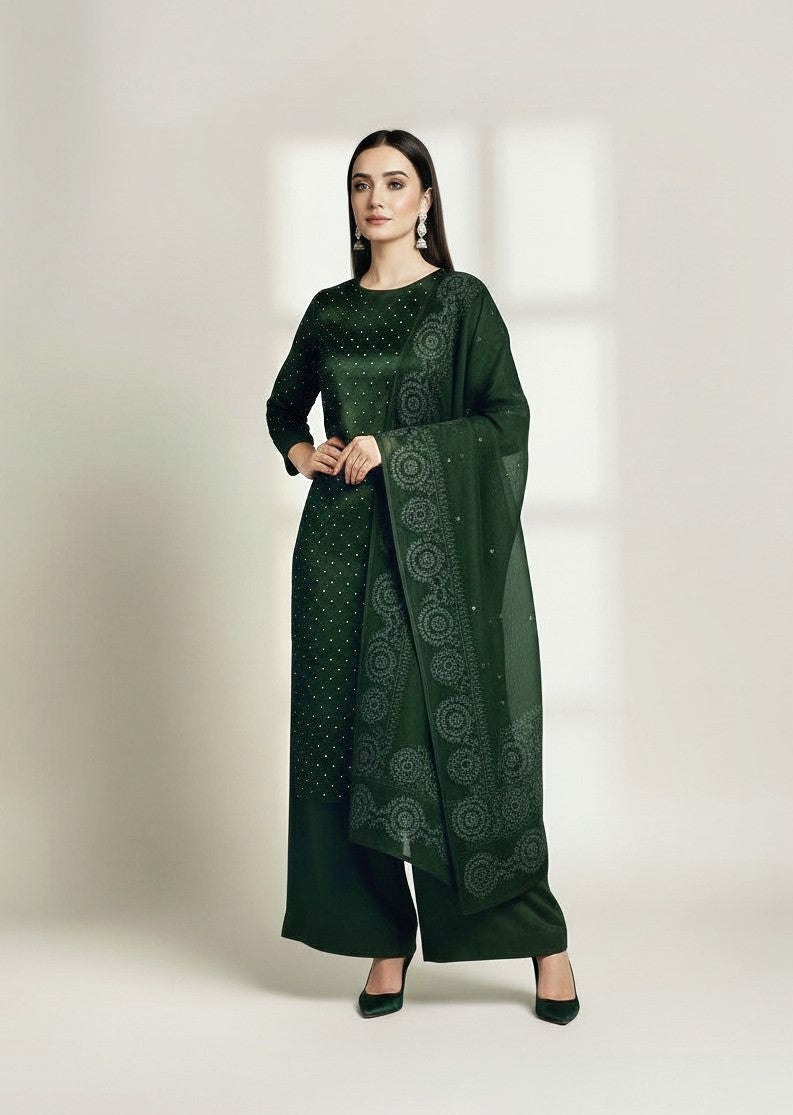 GREEN SHEESHA 3PC-NEXT DAY DELIVERY OPTION