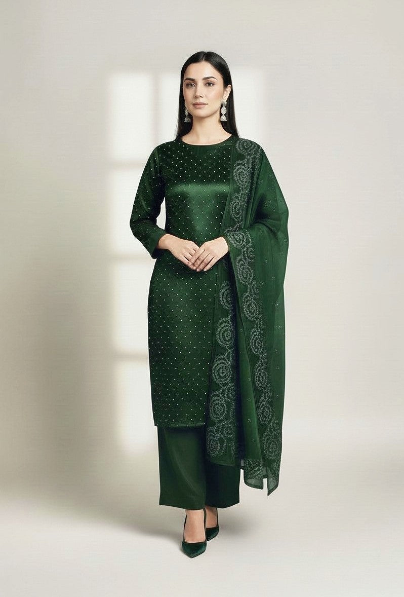 GREEN SHEESHA 3PC-NEXT DAY DELIVERY OPTION