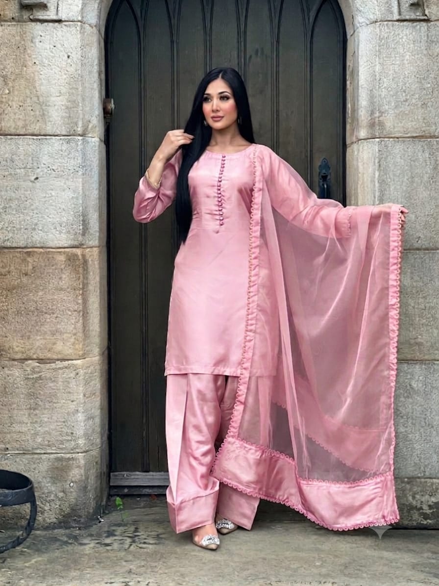 PINK 3PC FARSHI - DELIVERY 4 WEEKS