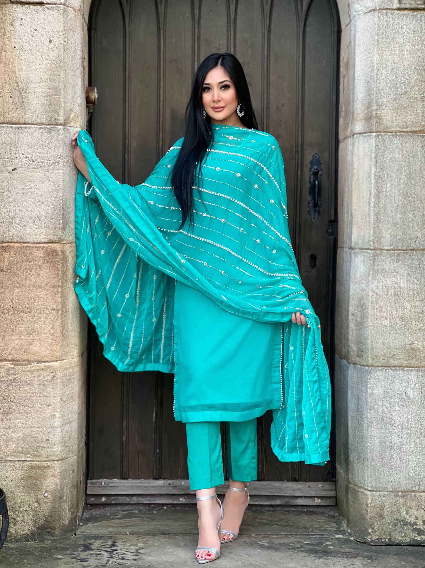 PEARL TURQUOISE 3PC - IMMEDIATE DELIVERY