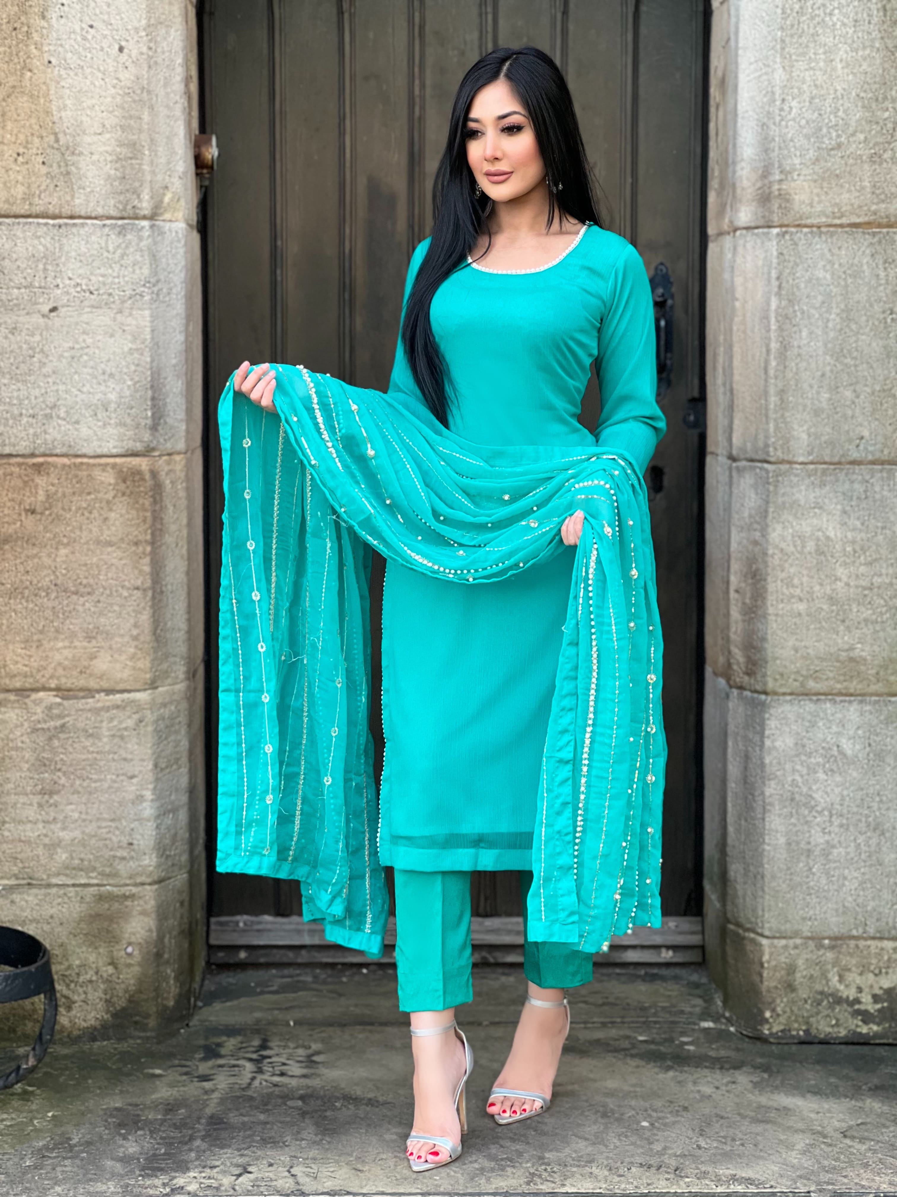 PEARL TURQUOISE 3PC - IMMEDIATE DELIVERY