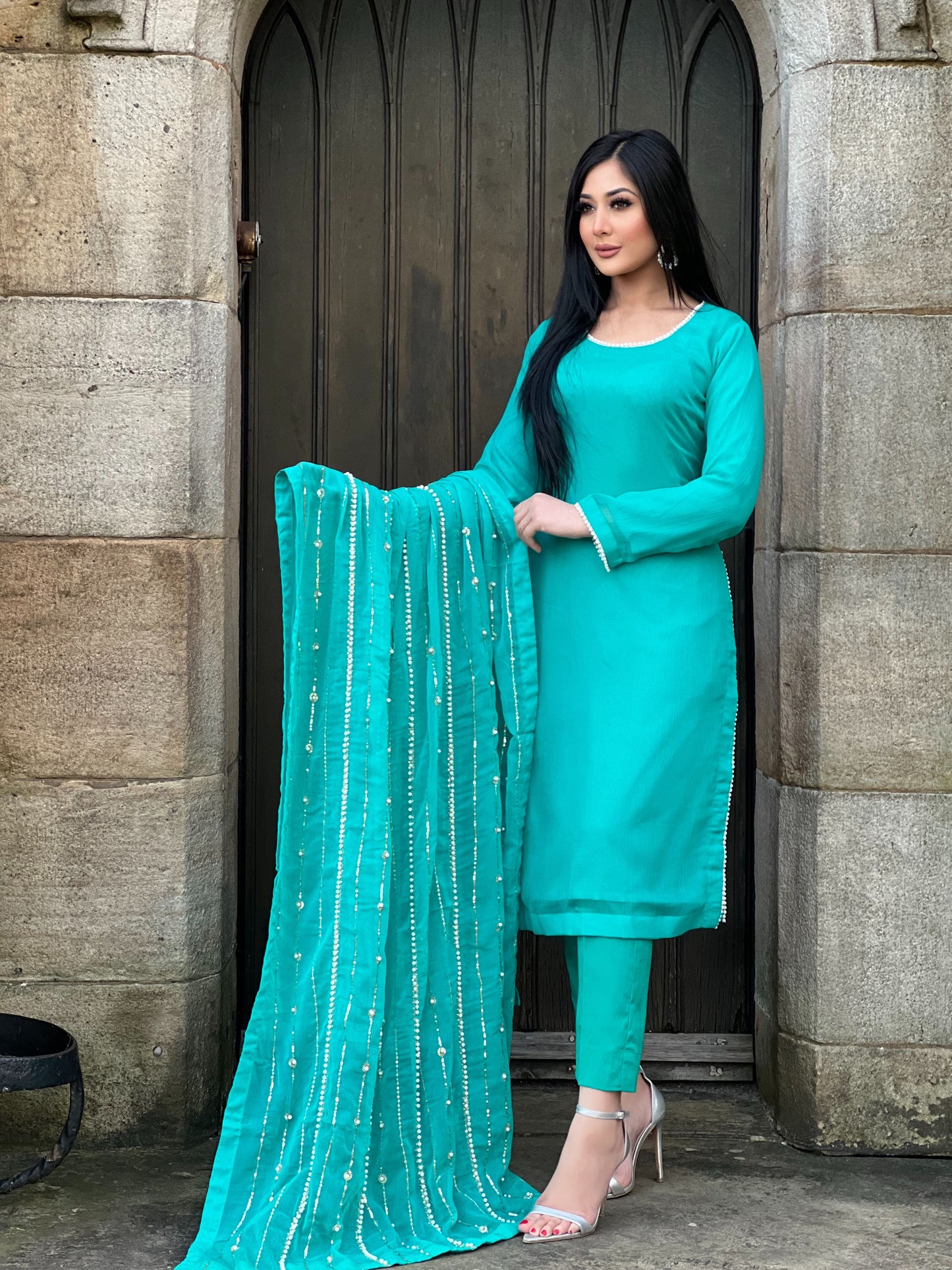 PEARL TURQUOISE 3PC - IMMEDIATE DELIVERY