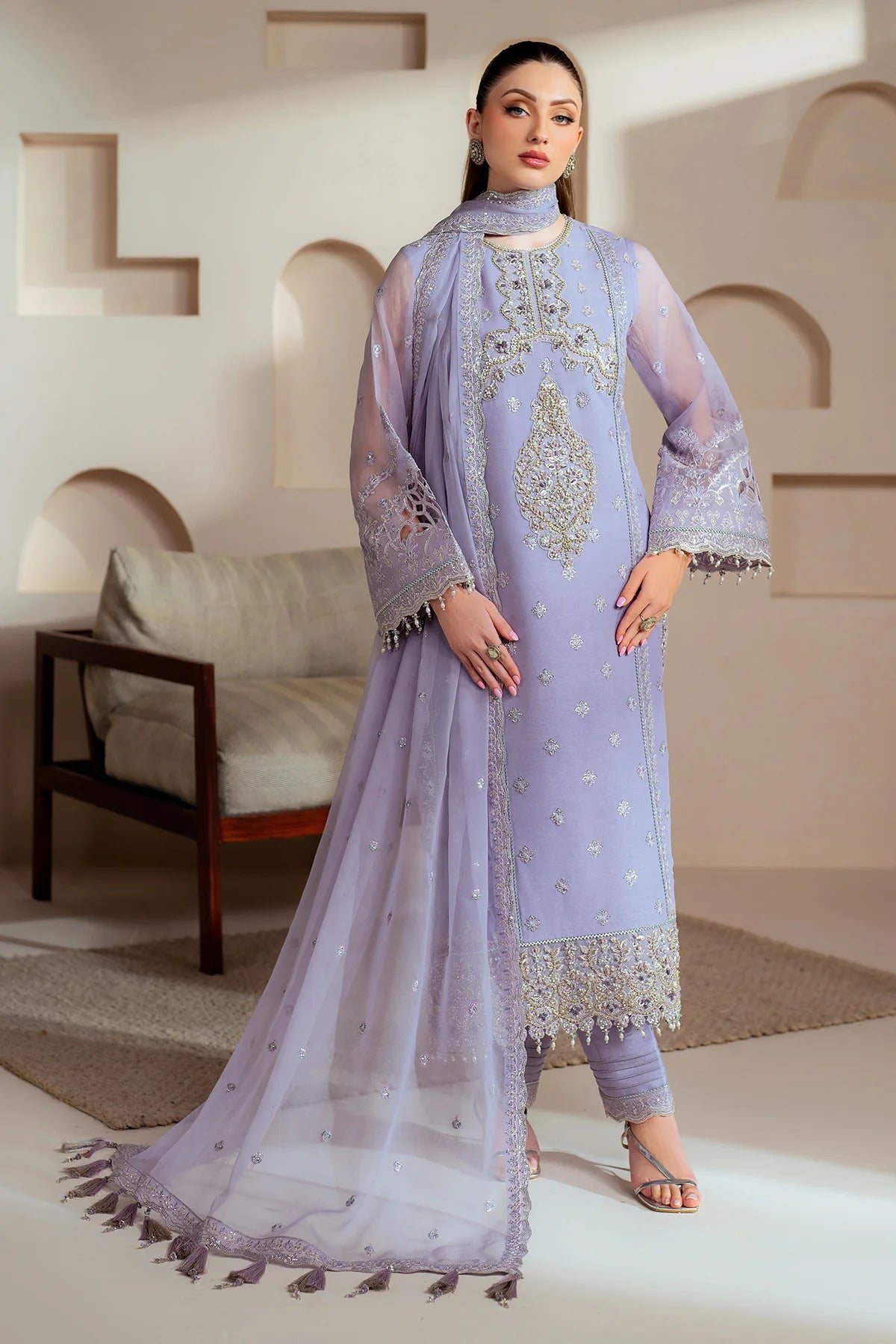 MARINE 3PC CHIFFON - DELIVERY 3/4 WEEKS