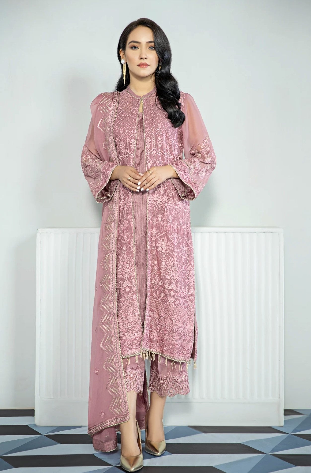Alizeh 3pc chiffon luxury suit-immediate delivery