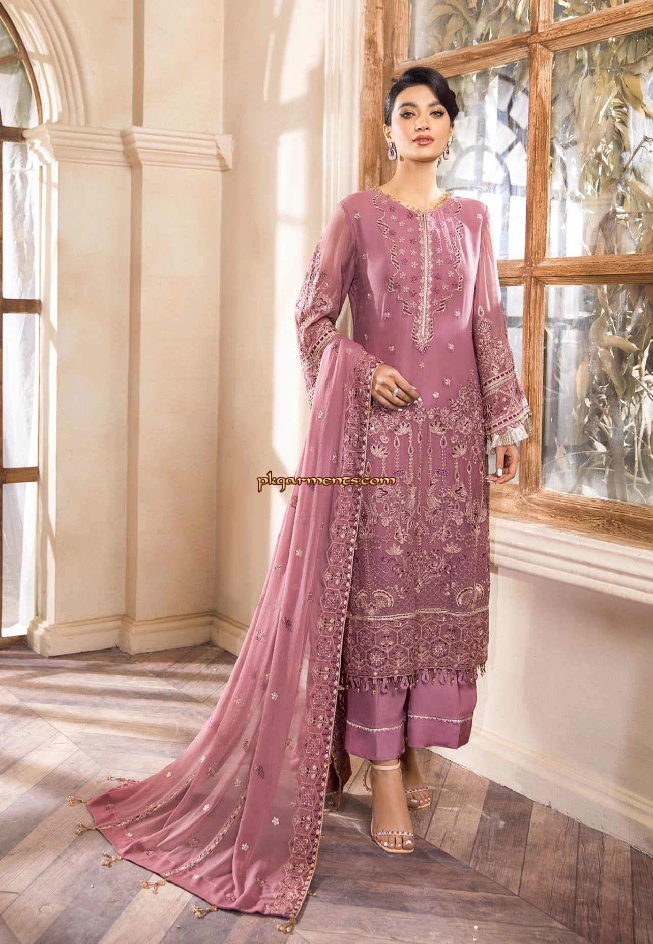 Farasha 3pc luxury chiffon suit-immediate delivery