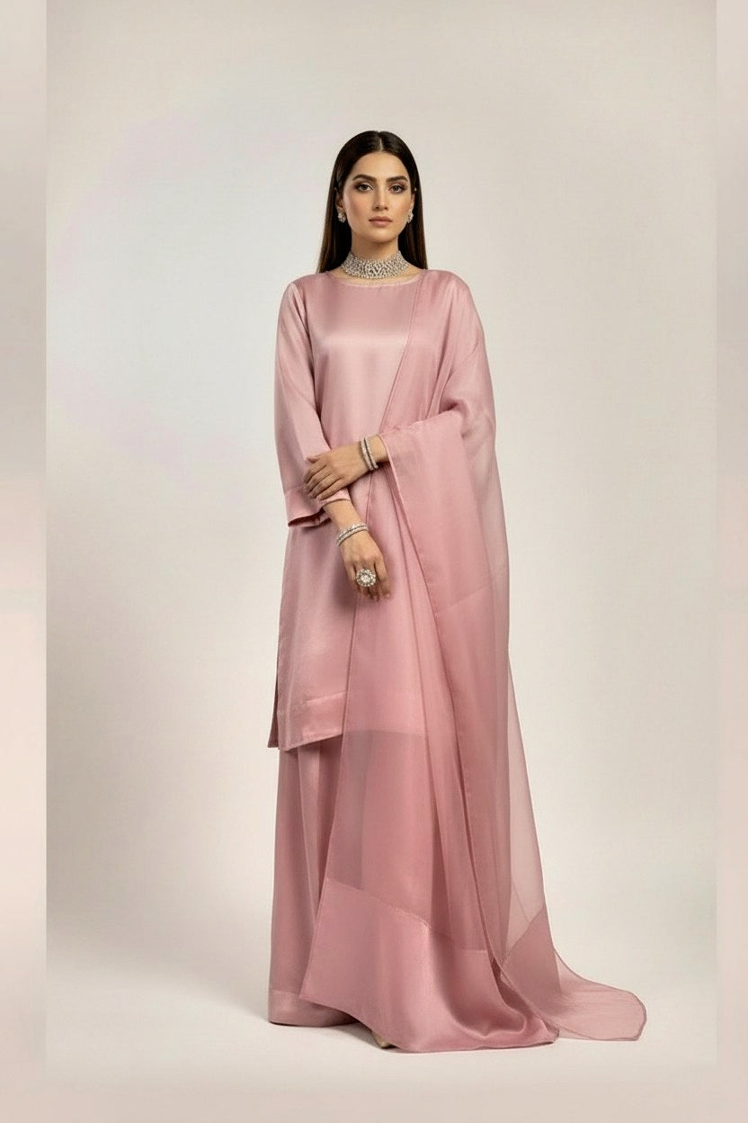 PINK 3PC SILK- 3 WEEKS DELIVERY