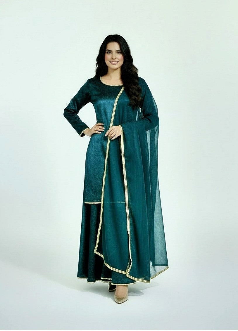 TEAL 3PC PLAZO-IMMEDIATE DELIVERY-LIMITED STOCK