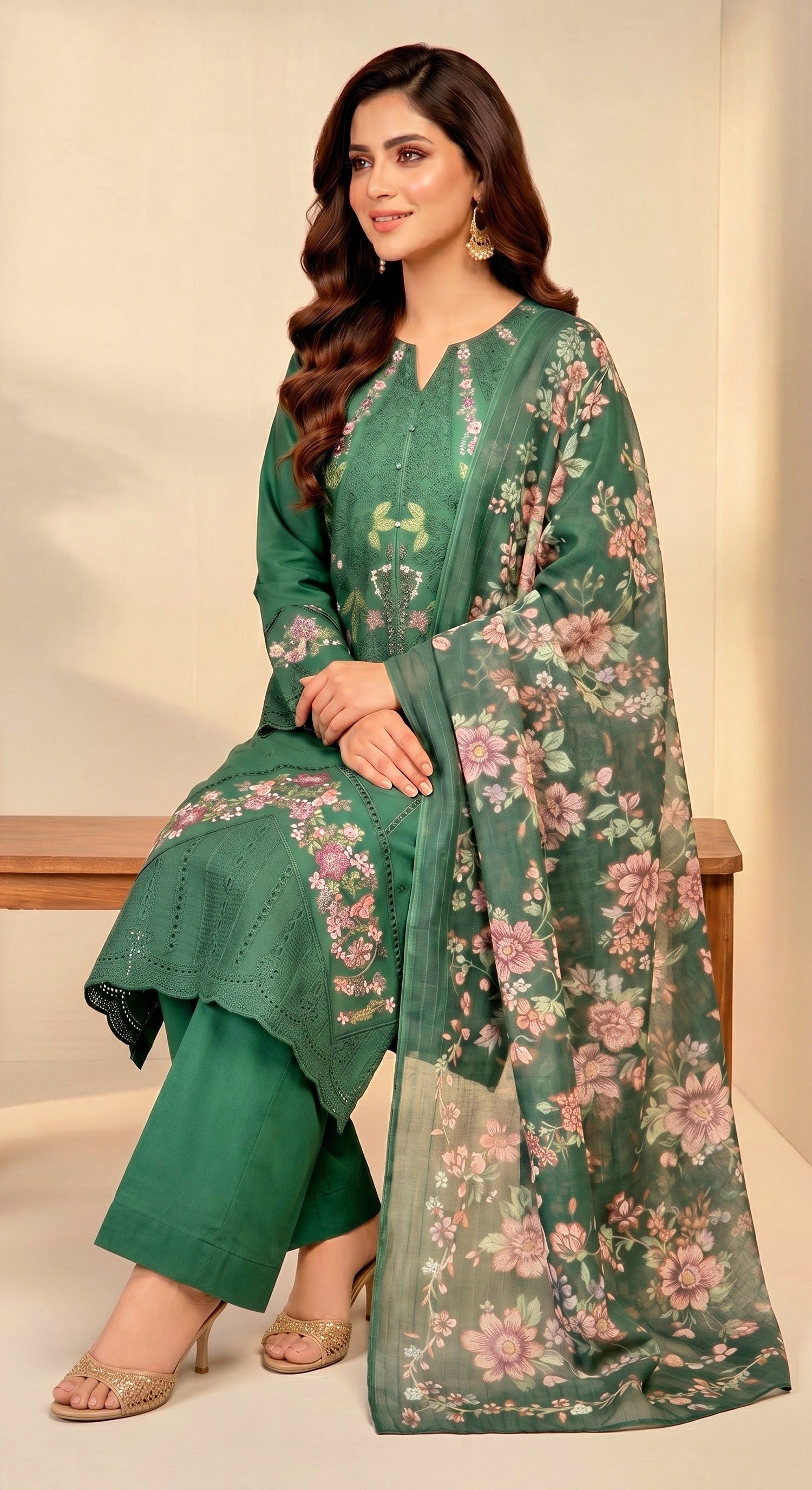 GREEN SUMMER FORMALS-NEXT DAY DELIVERY OPTION