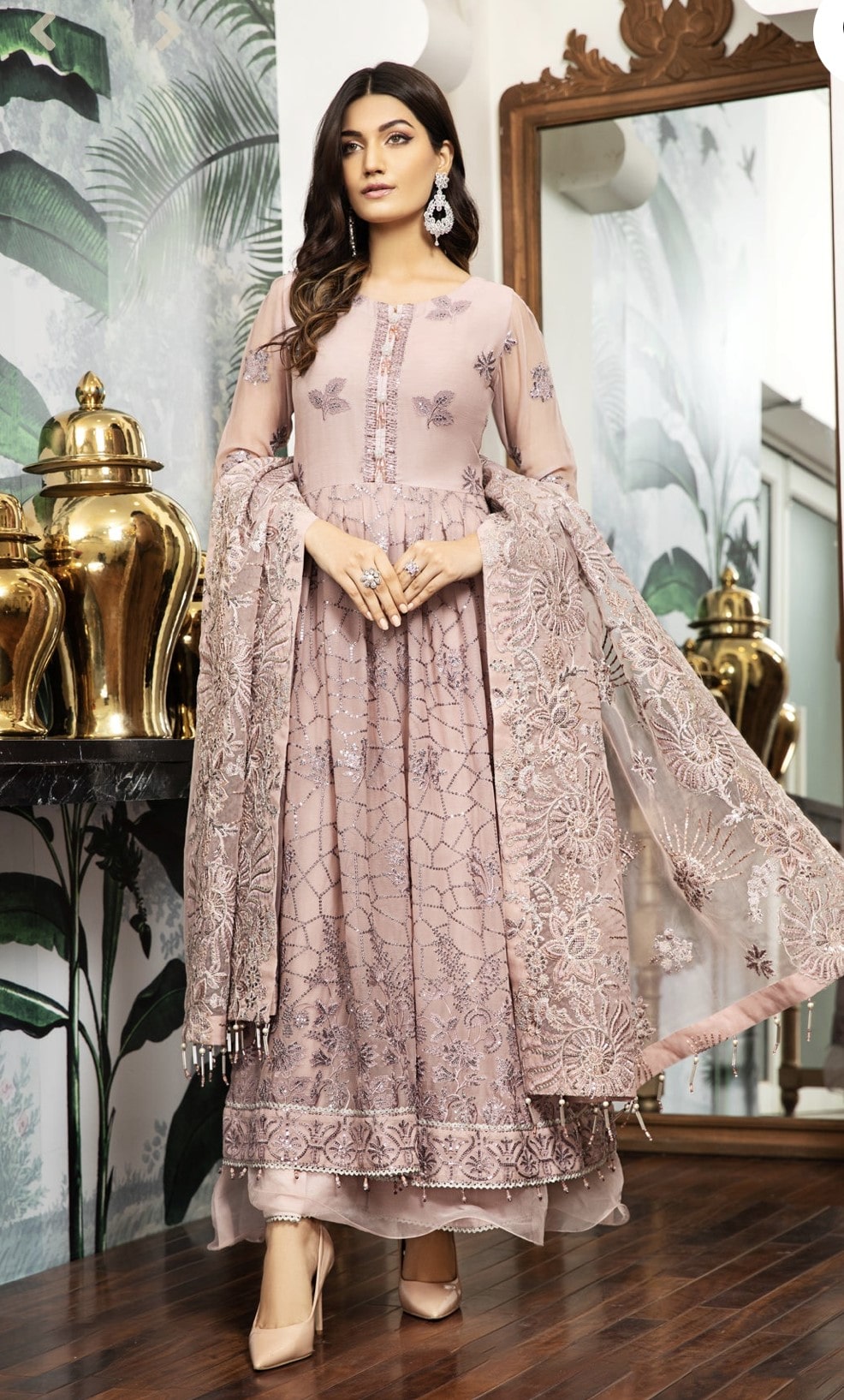 alizeh 3pc luxury chiffon suit-immediate delivery