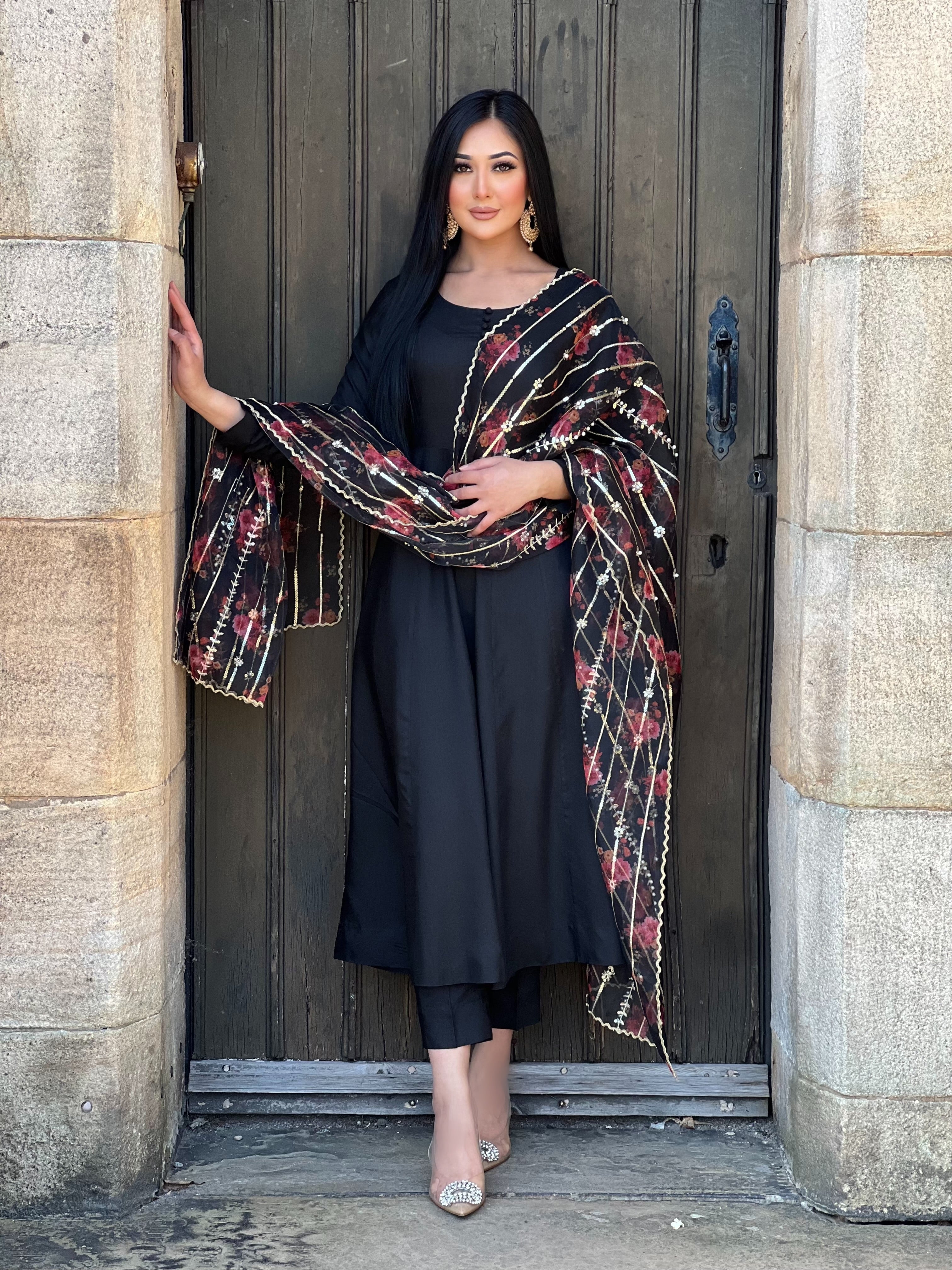 BLACK 3PC DRESS - NEXT DAY DELIVERY OPTION