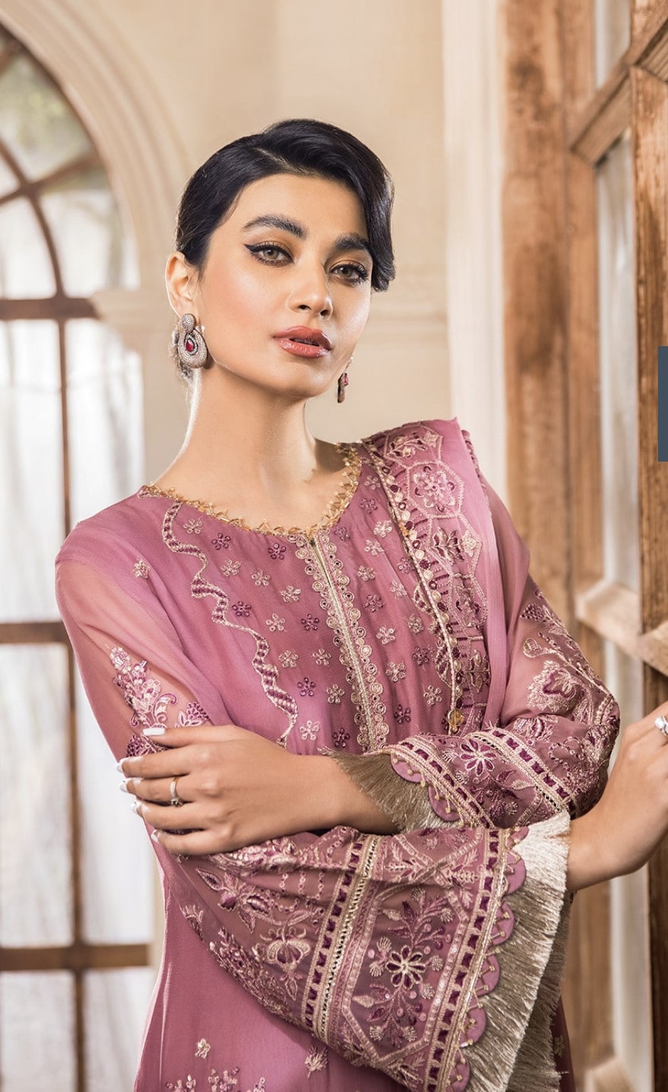 Farasha 3pc luxury chiffon suit-immediate delivery