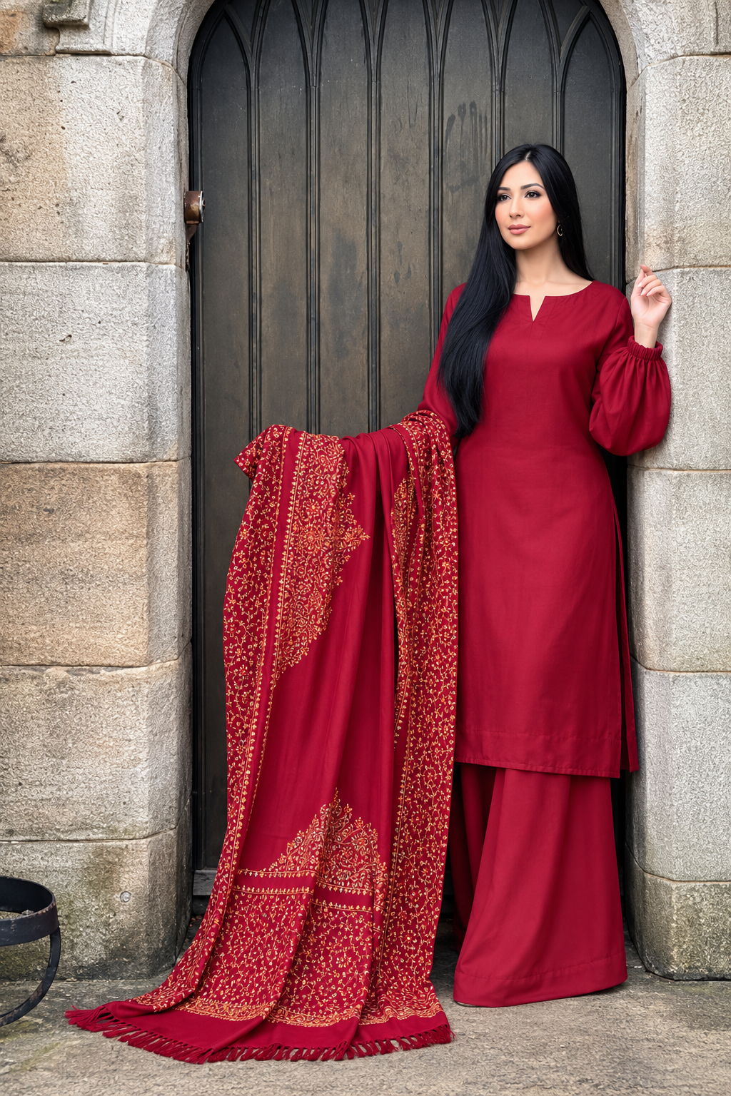 3PC LONG SHIRT/PLAZO - 6 COLOURS