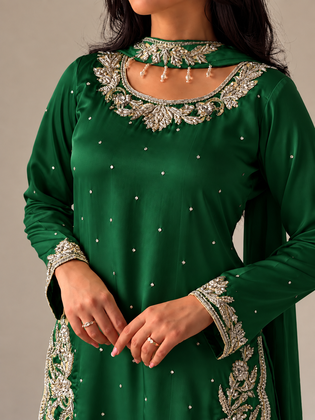 SHARARA 3PC EMBROIDERED-9 COLOURS- 4/6 WEEKS DELIVERY