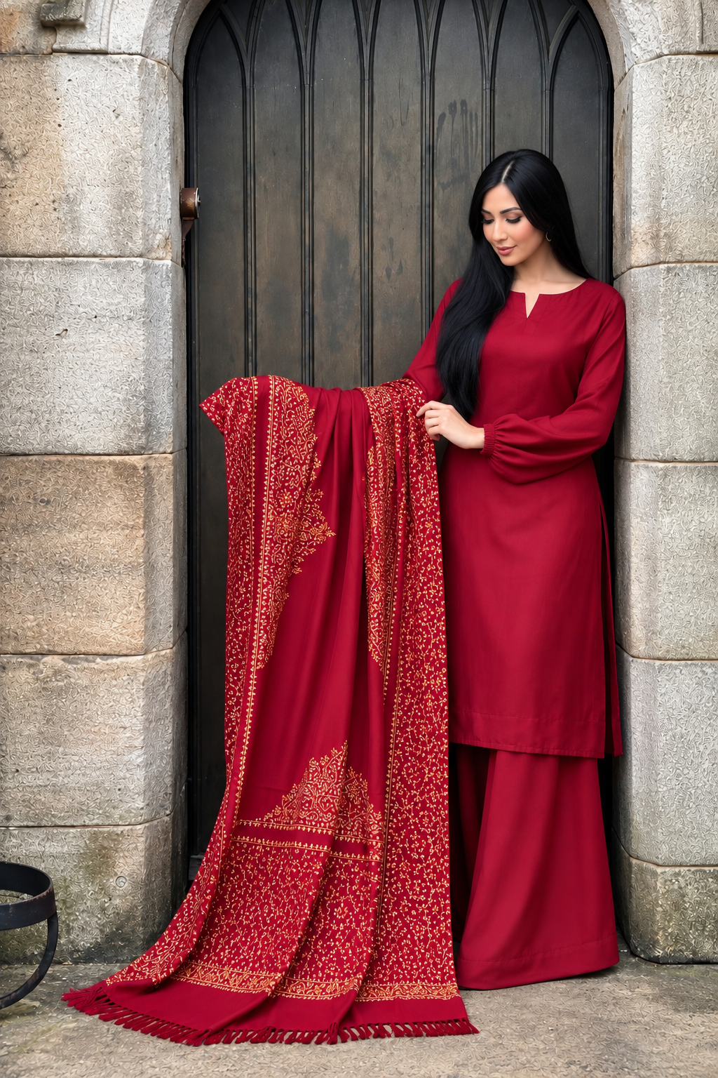 3PC LONG SHIRT/PLAZO - 6 COLOURS