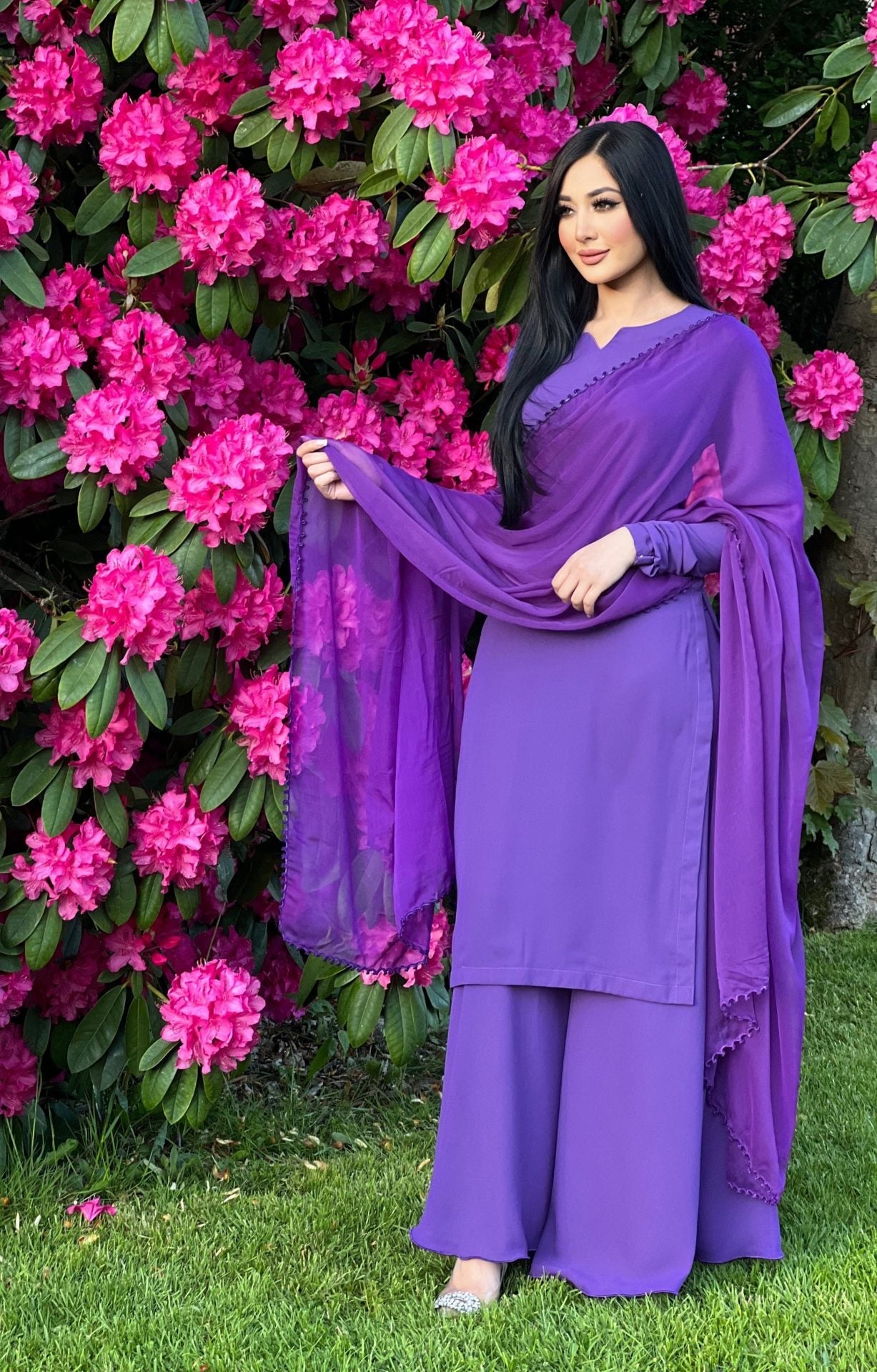 izzza 3pc georgette- immediate delivery