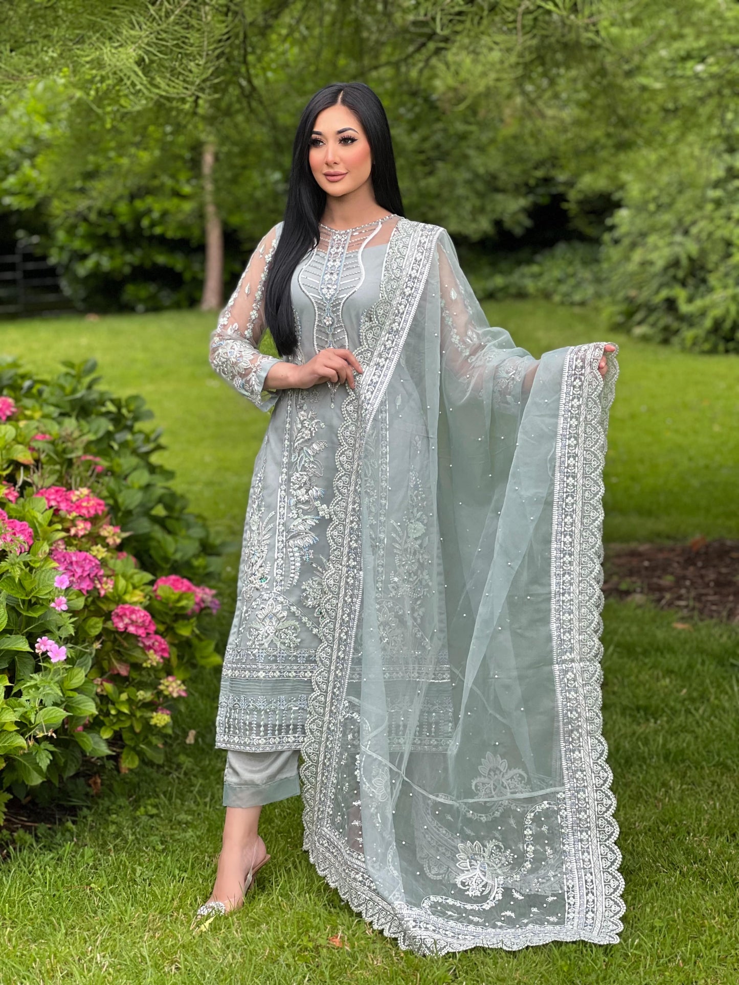 Embroidered designer wear - immediate delivery