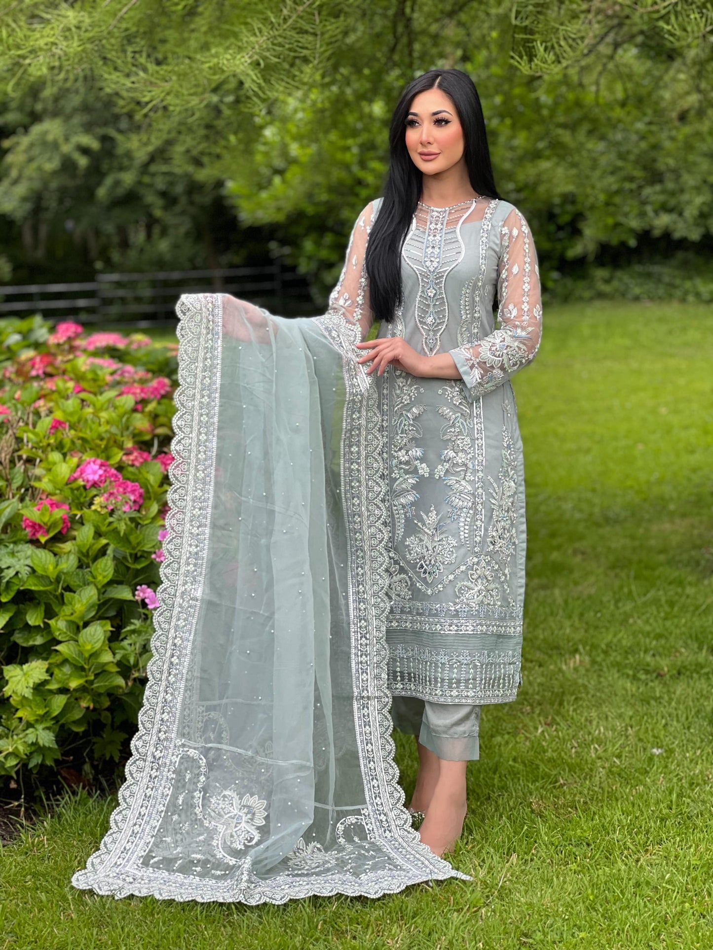 Embroidered designer wear - immediate delivery