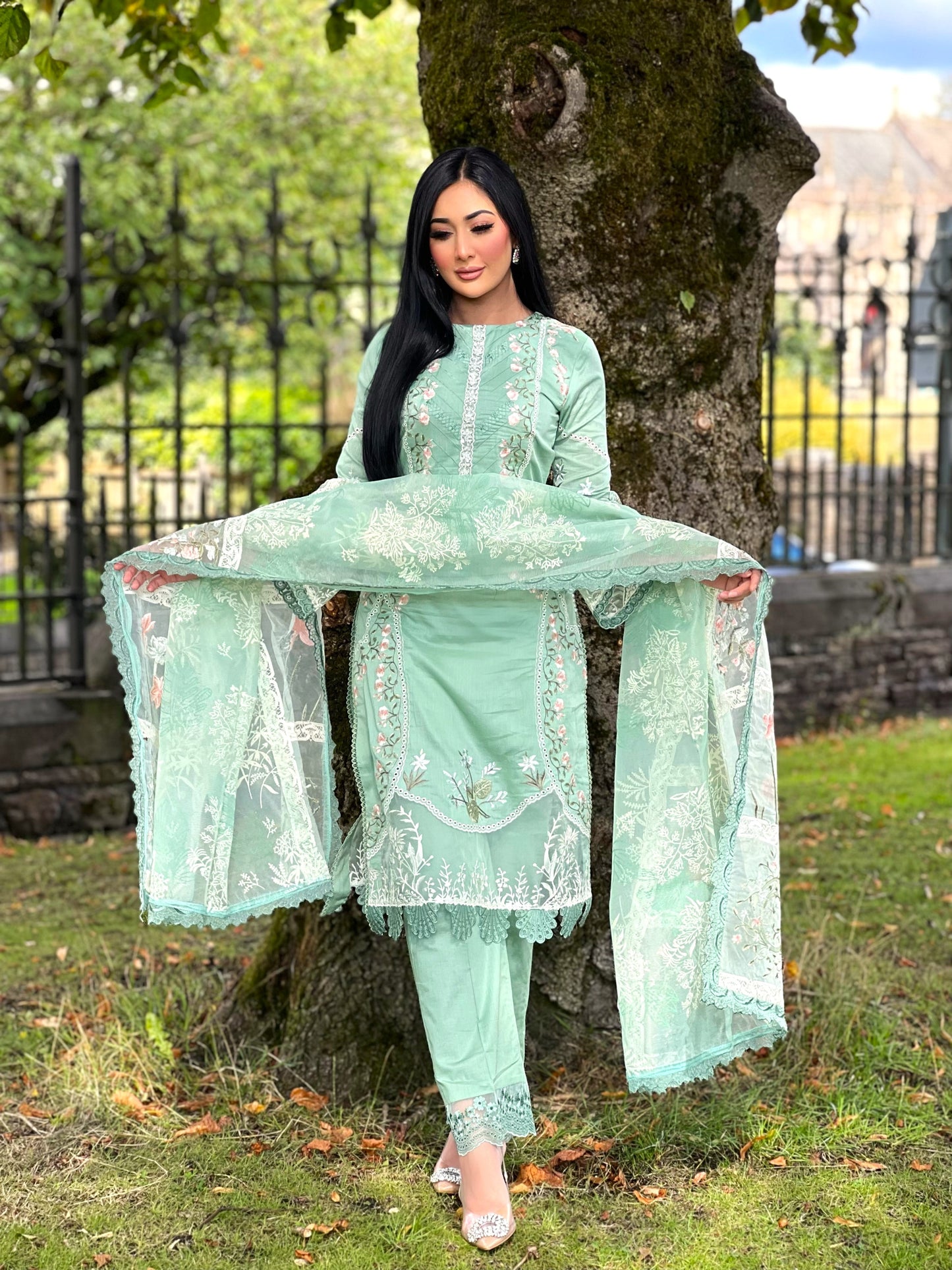 FLORAL MINT 3PC - IMMEDIATE DELIVERY