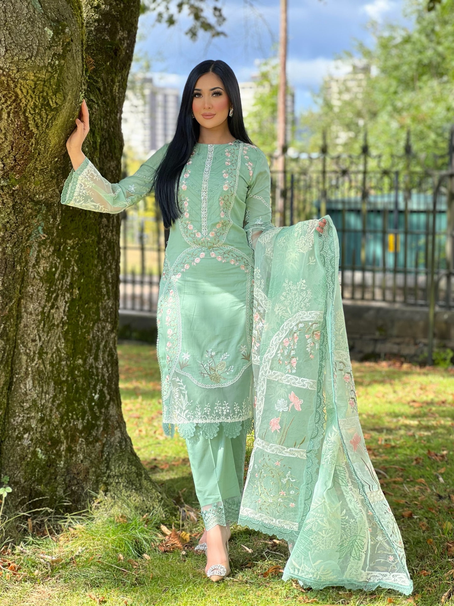 FLORAL MINT 3PC - IMMEDIATE DELIVERY