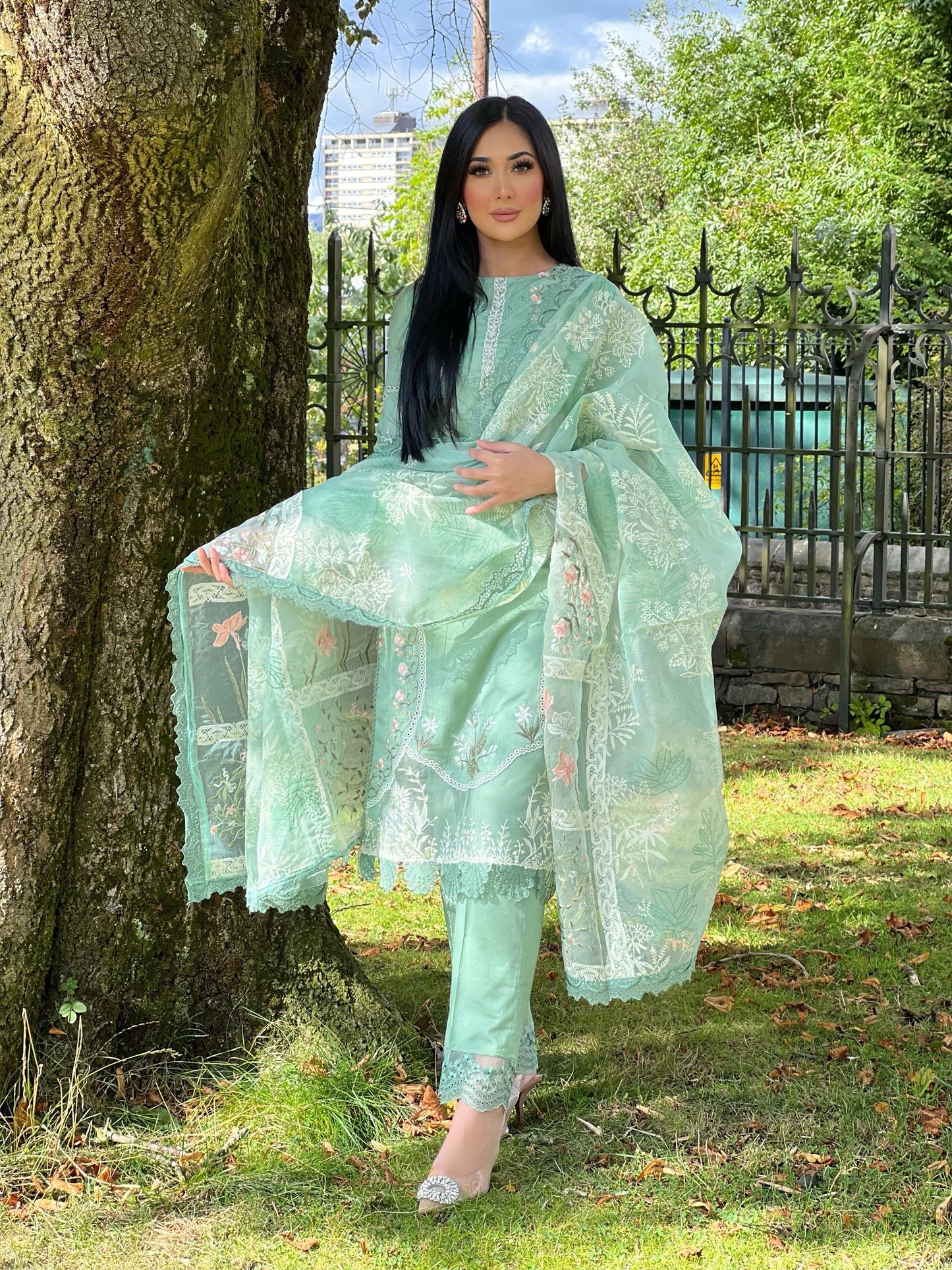 FLORAL MINT 3PC - IMMEDIATE DELIVERY