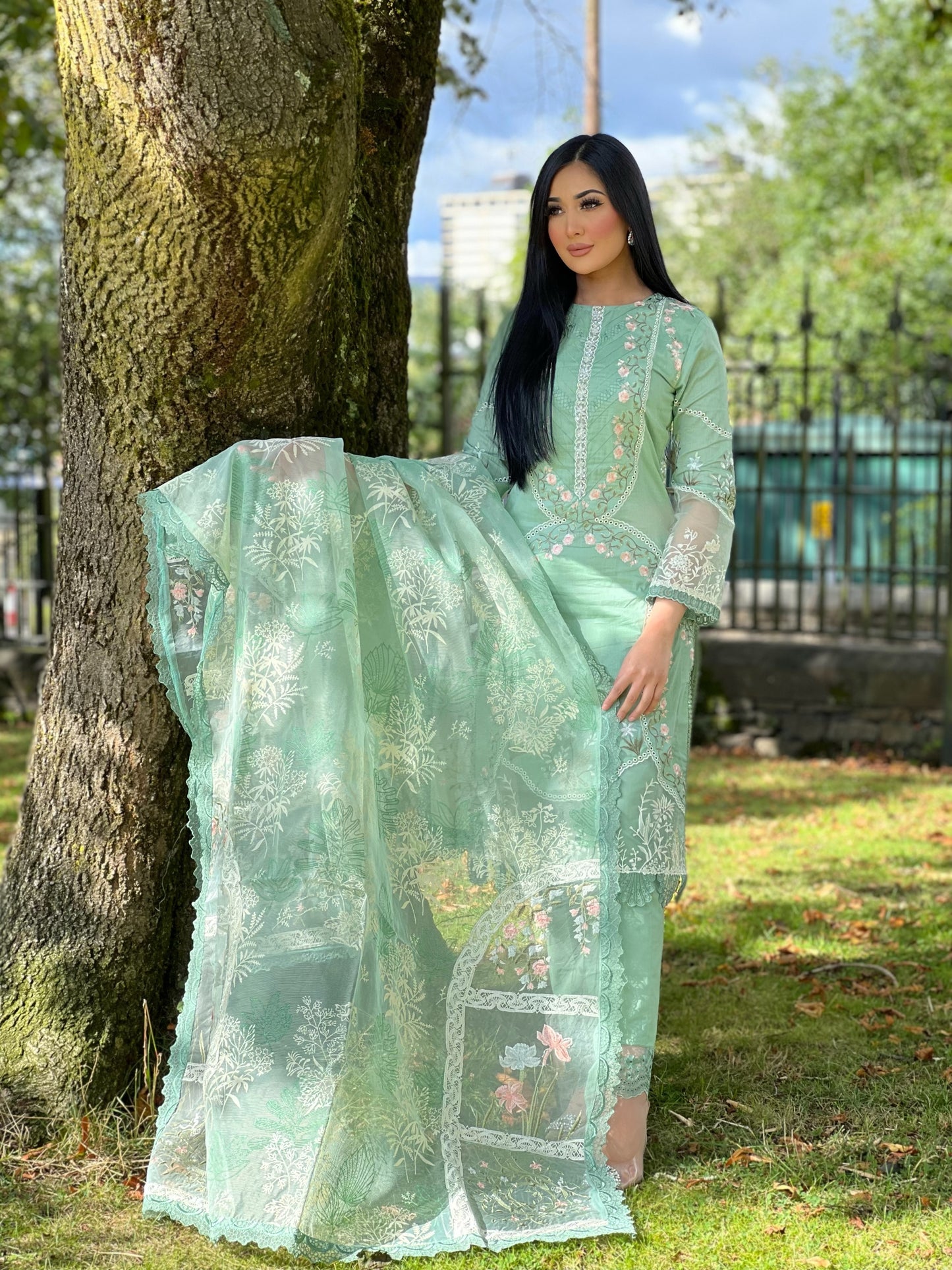 FLORAL MINT 3PC - IMMEDIATE DELIVERY