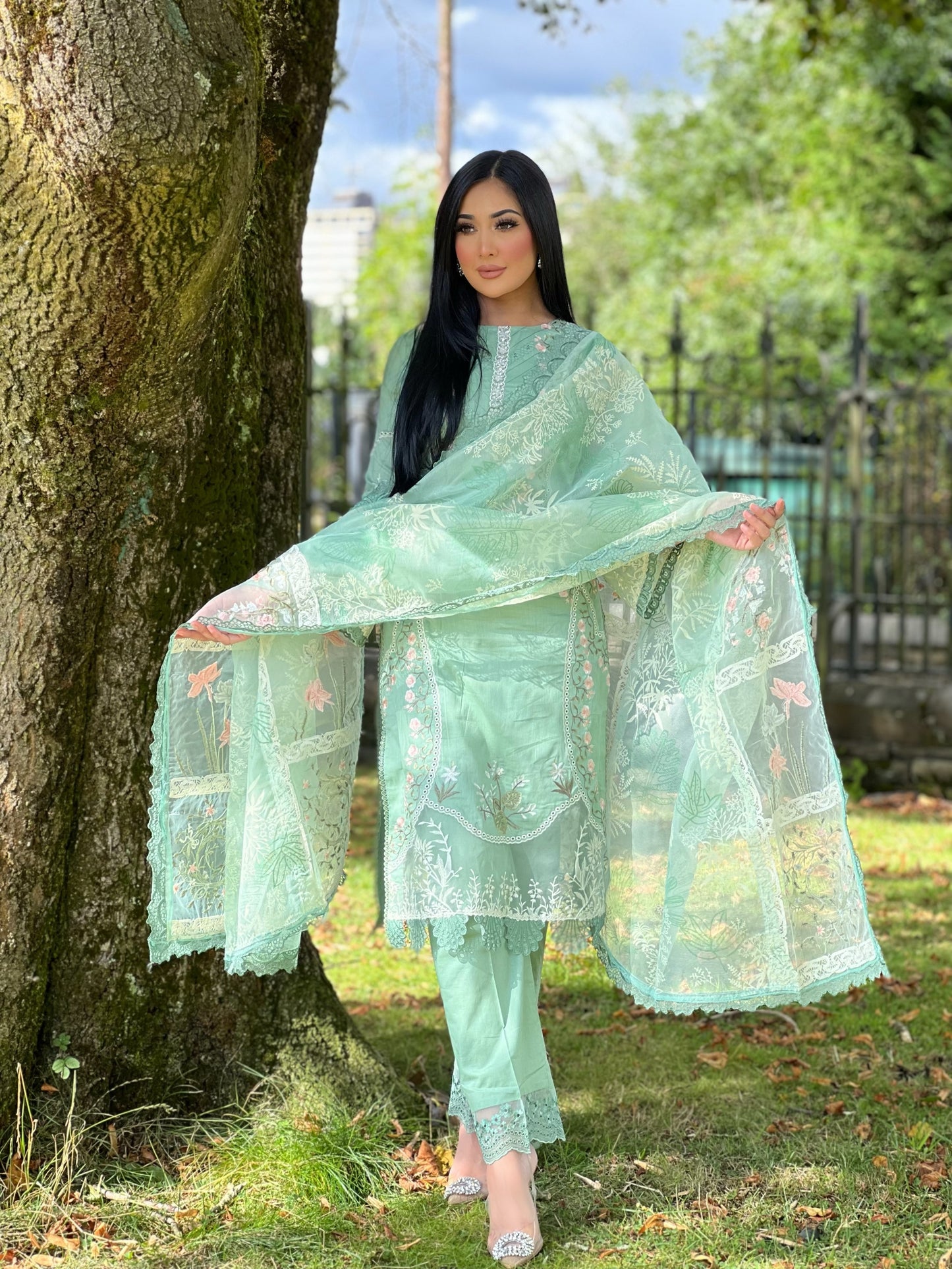 FLORAL MINT 3PC - IMMEDIATE DELIVERY