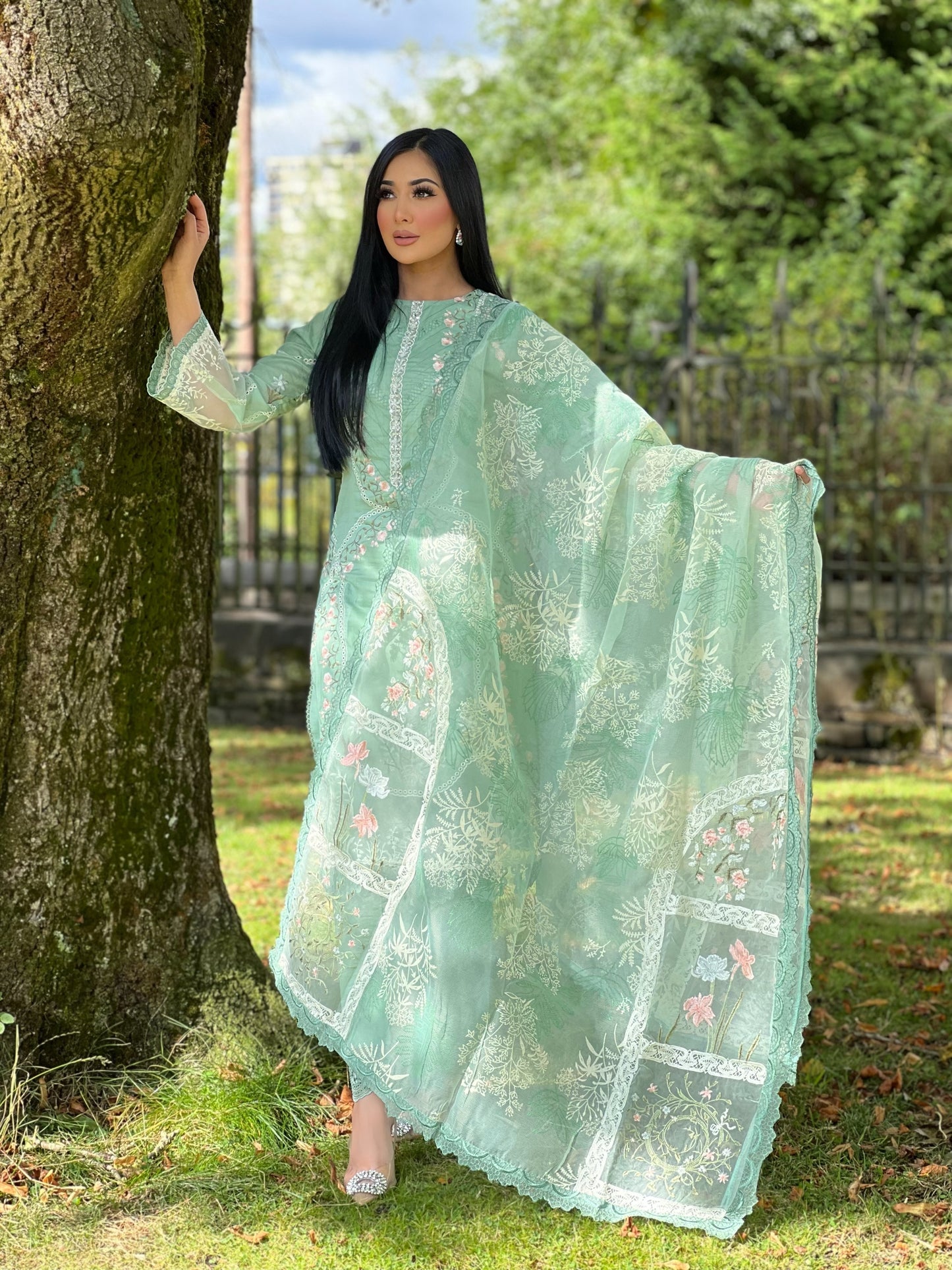 FLORAL MINT 3PC - IMMEDIATE DELIVERY