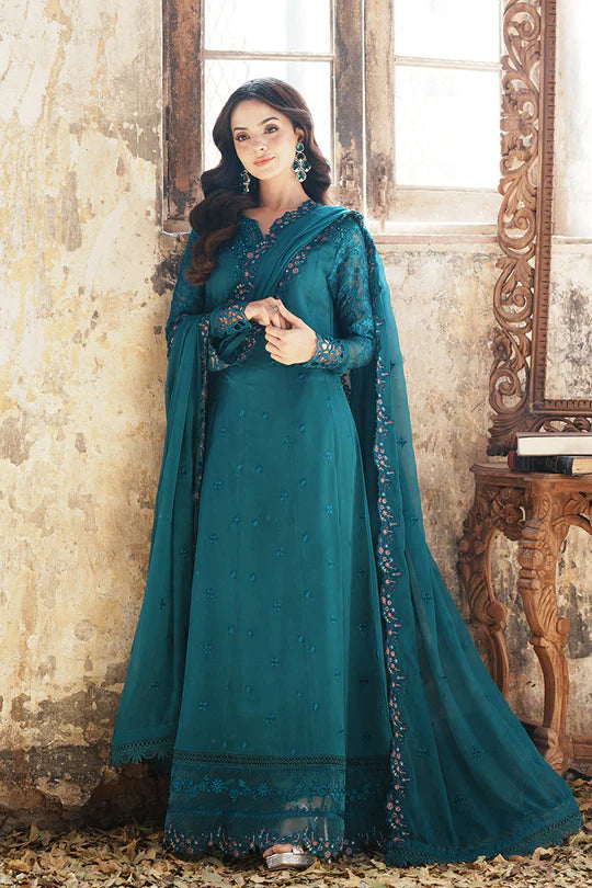 TEAL 3PC CHIFFON - NEXT DAY DELIVERY OPTION
