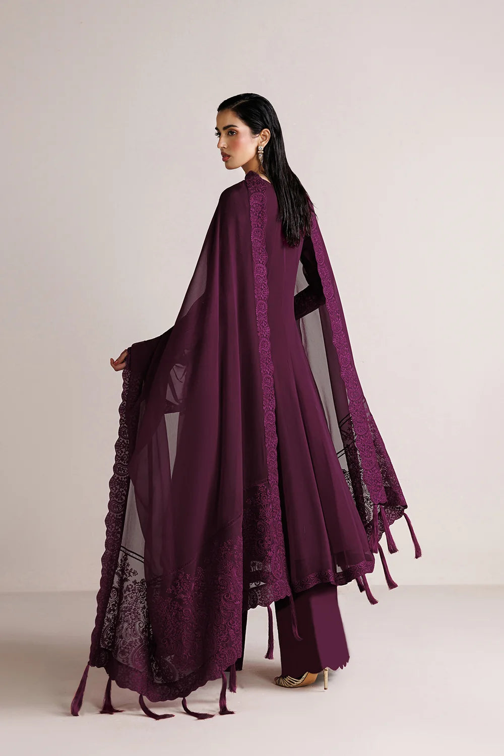 FROCK CHIFFON 3PC - DELIVERY 3/4 WEEKS