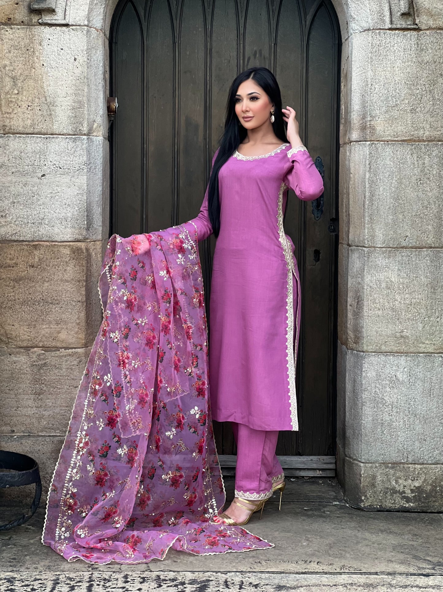 PINK FLORAL 3PC - IMMEDIATE DELIVERY