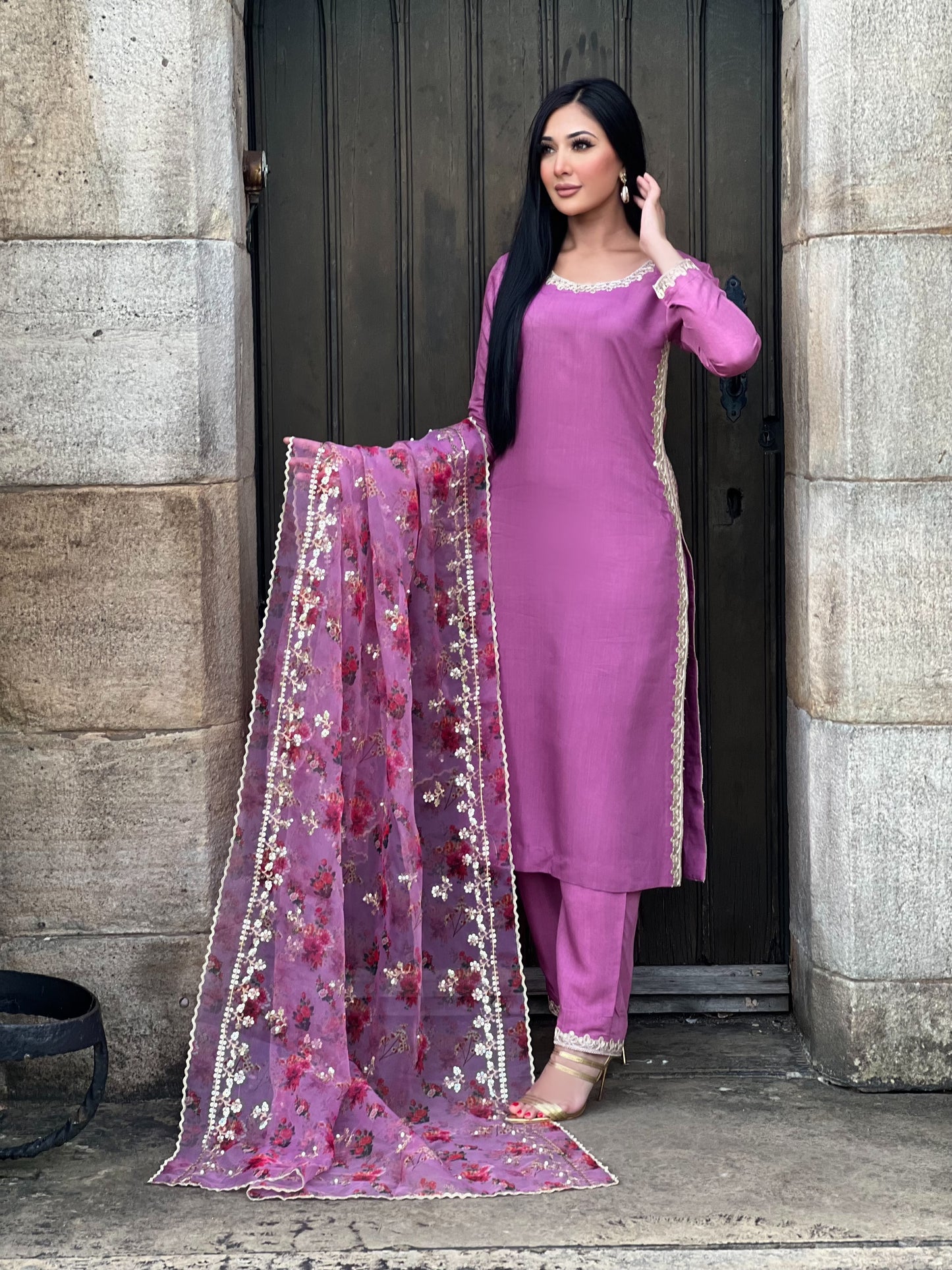 PINK FLORAL 3PC - IMMEDIATE DELIVERY