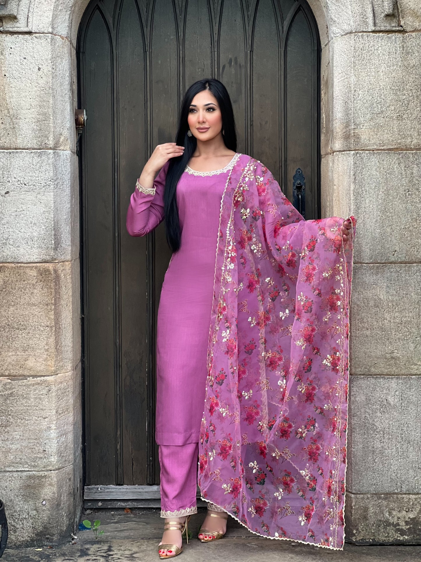 PINK FLORAL 3PC - IMMEDIATE DELIVERY