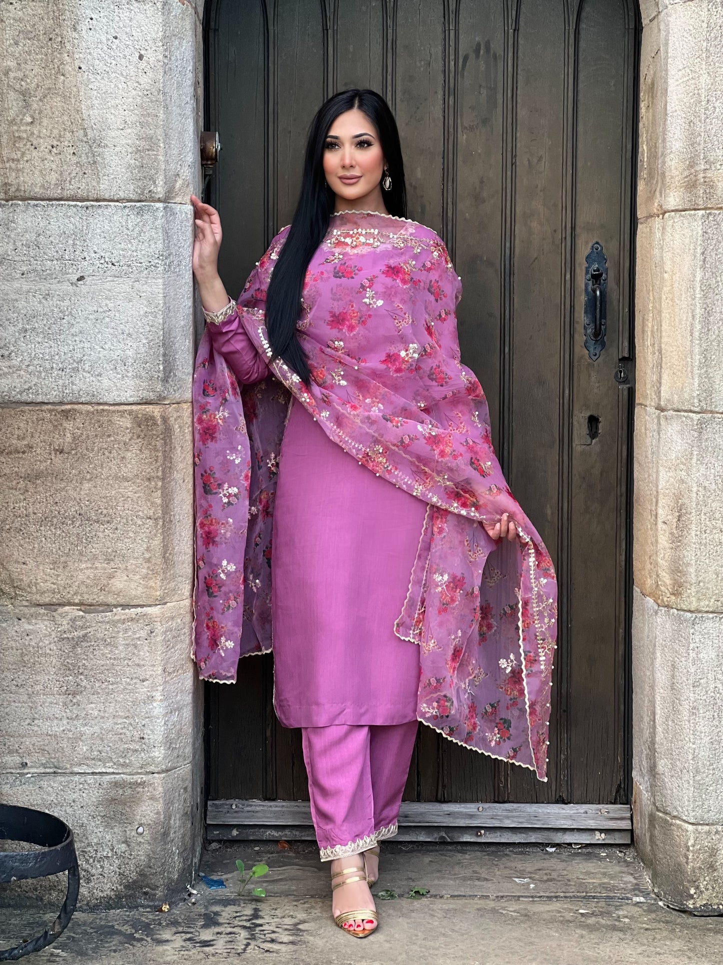 PINK FLORAL 3PC - IMMEDIATE DELIVERY