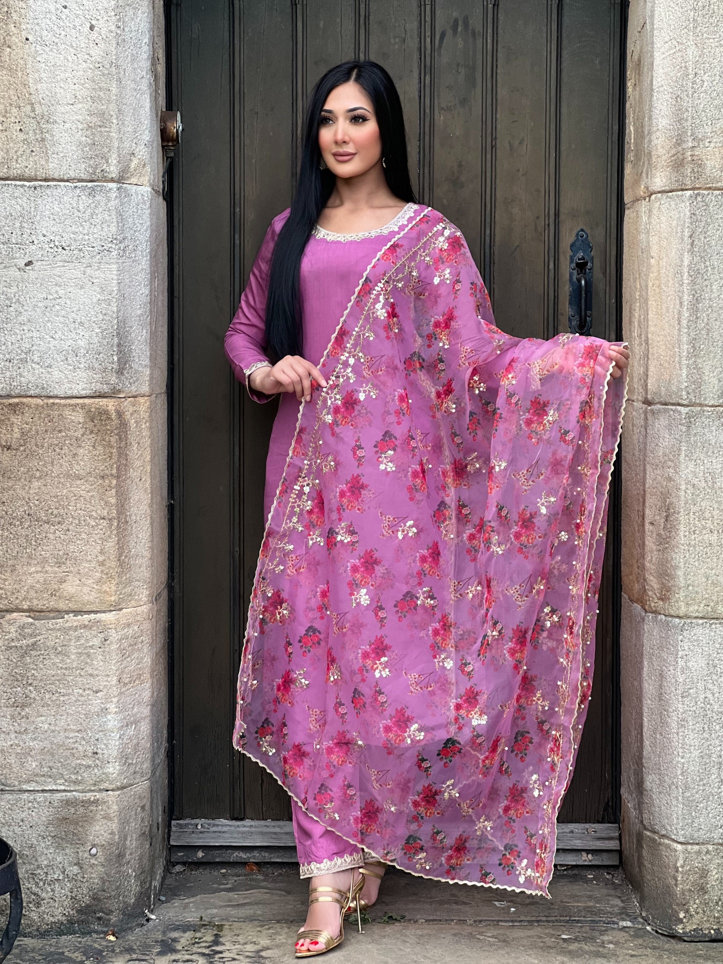 PINK FLORAL 3PC - IMMEDIATE DELIVERY