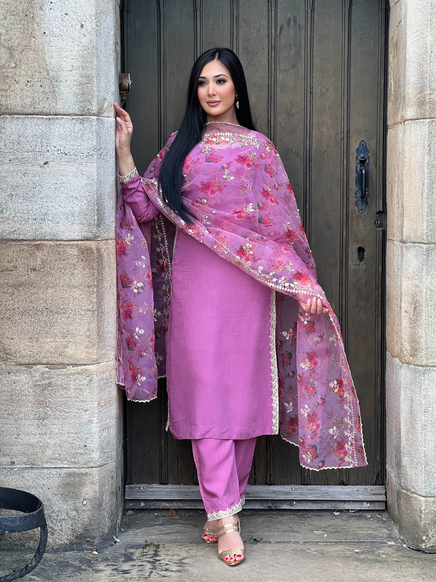 PINK FLORAL 3PC - IMMEDIATE DELIVERY