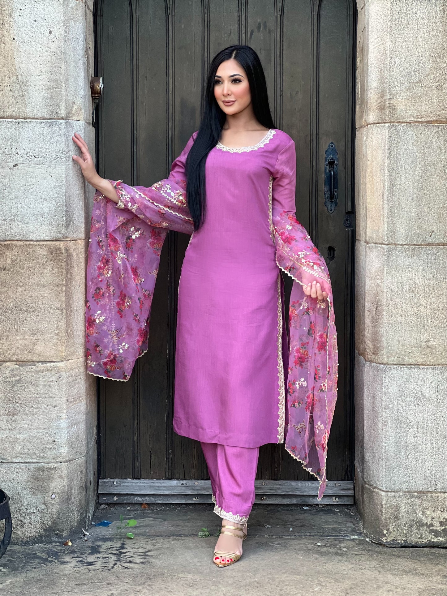 PINK FLORAL 3PC - IMMEDIATE DELIVERY