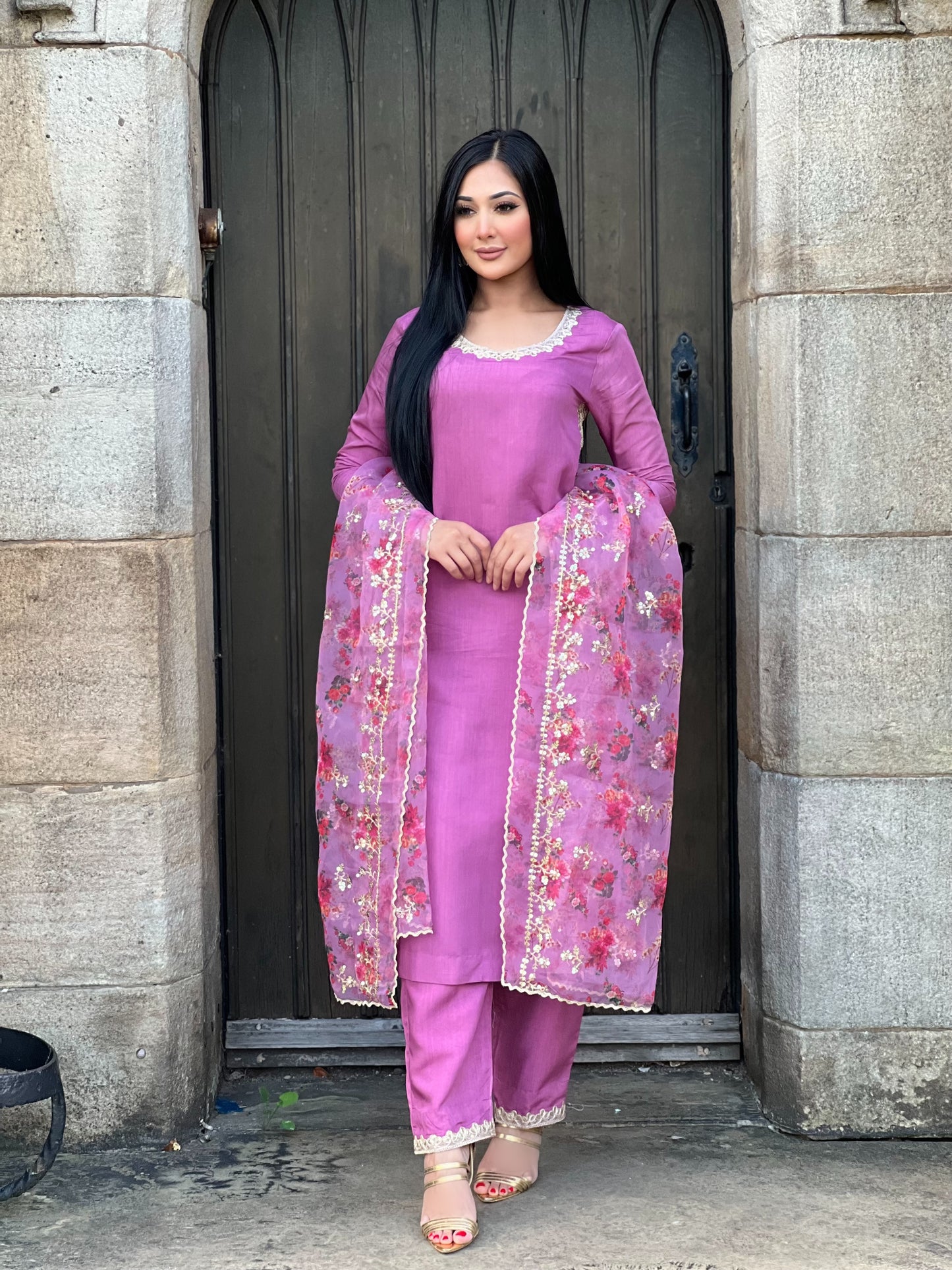 PINK FLORAL 3PC - IMMEDIATE DELIVERY