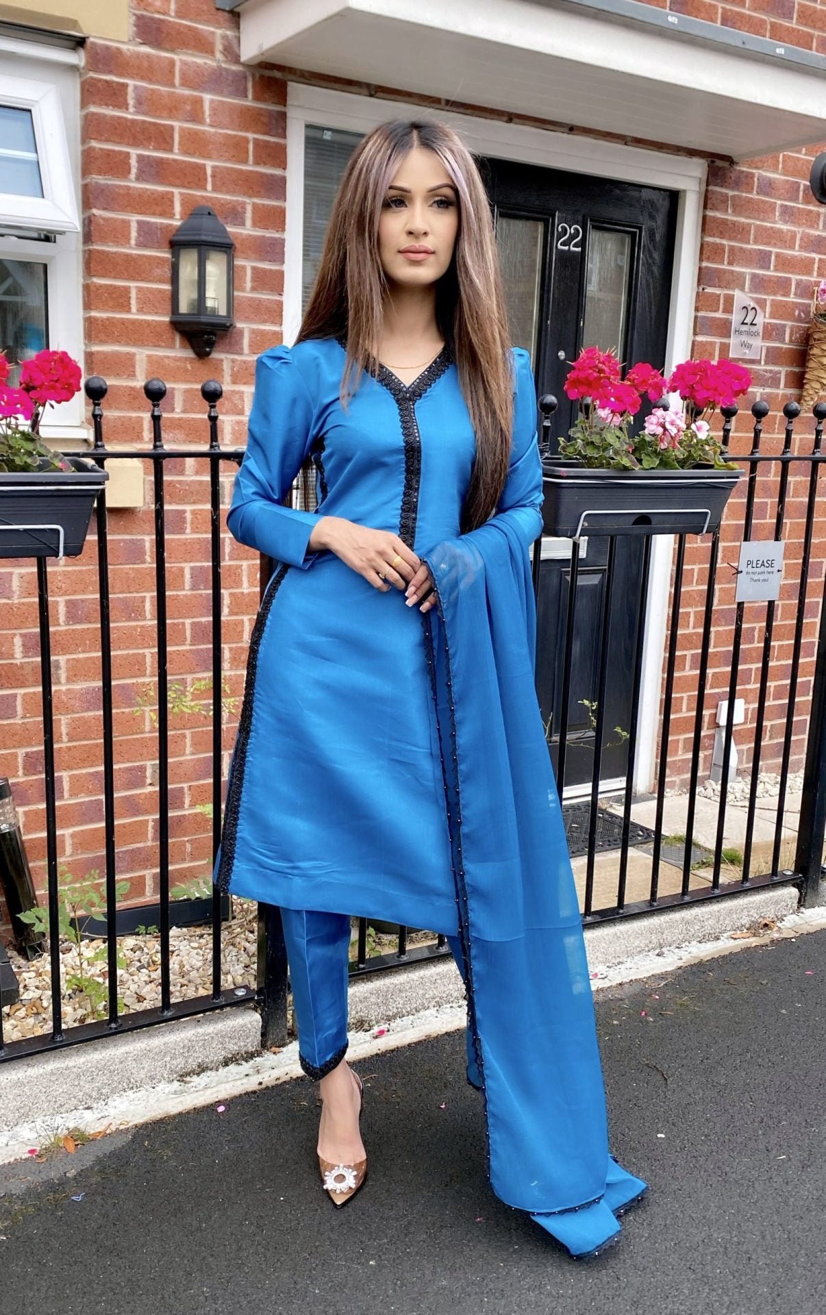 ROYAL BLUE 3PC SUIT- IMMEDIATE DELIVERY