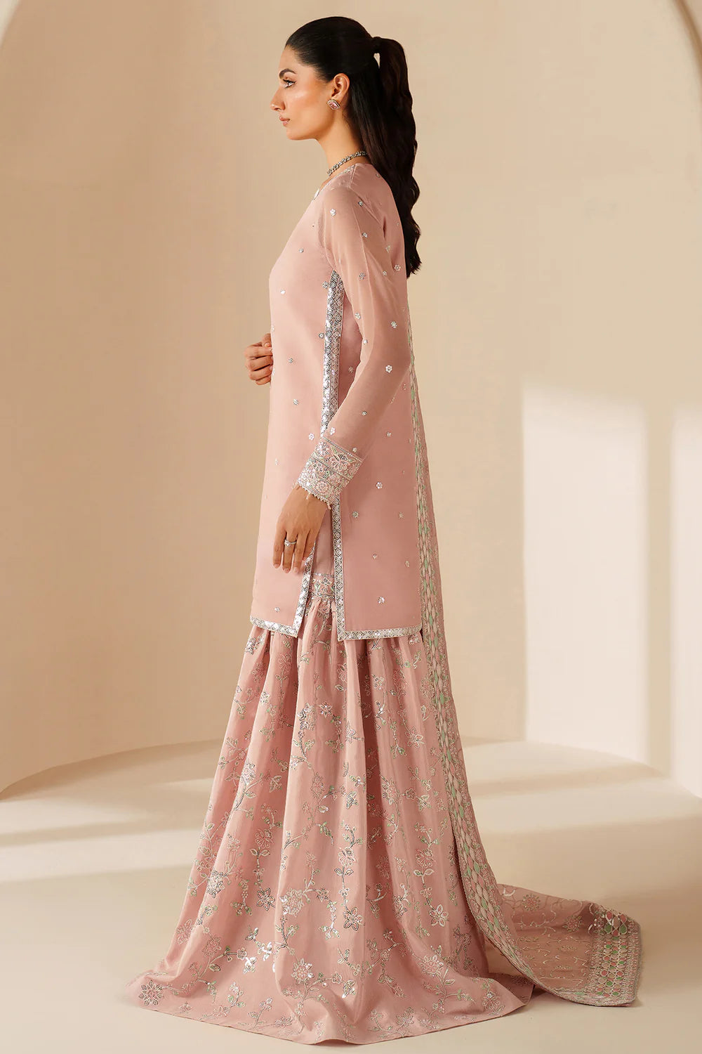 SERENE 3PC GHARARA - PRE ORDER 6 WEEKS DELIVERY