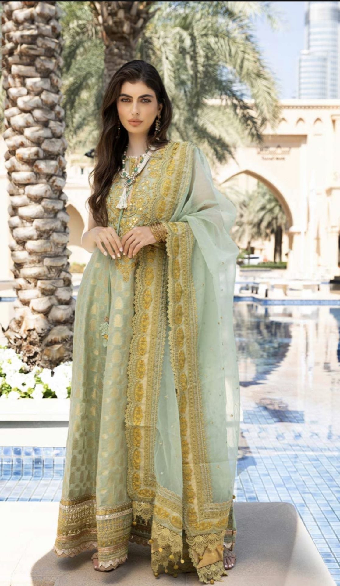 sobia nazir 3pc luxury lawn 15A-immediate delivery