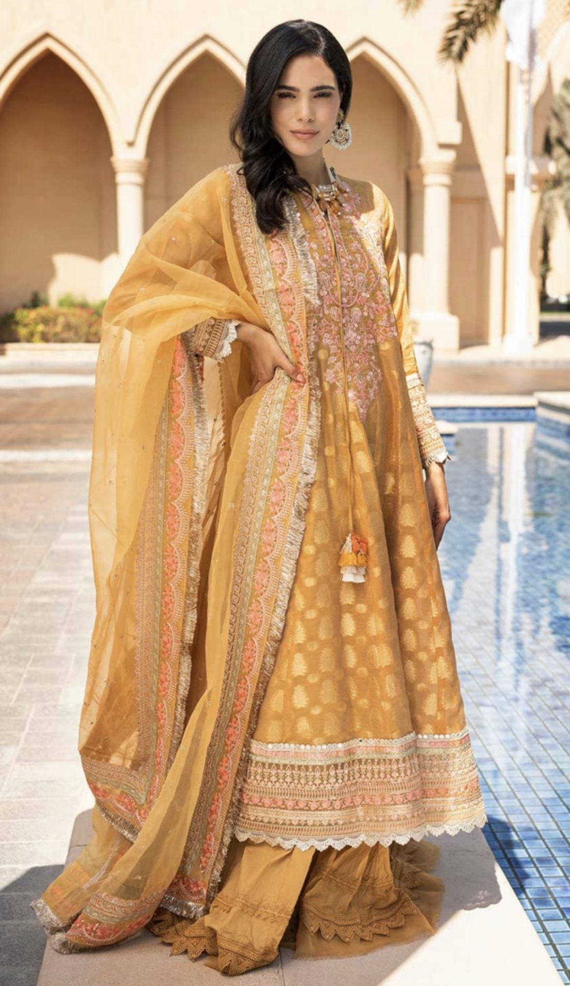 sobia nazir 3pc luxury lawn 15B-immediate delivery